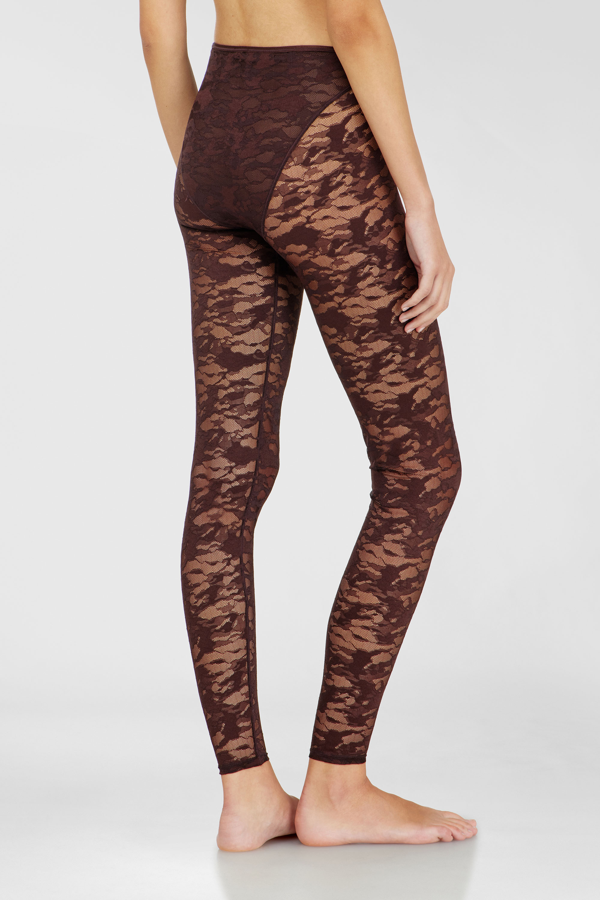 Diesel - HAYLEY-UTLT, Leggings en dentelle nylon camouflage Femme in ToBeDefined - 2