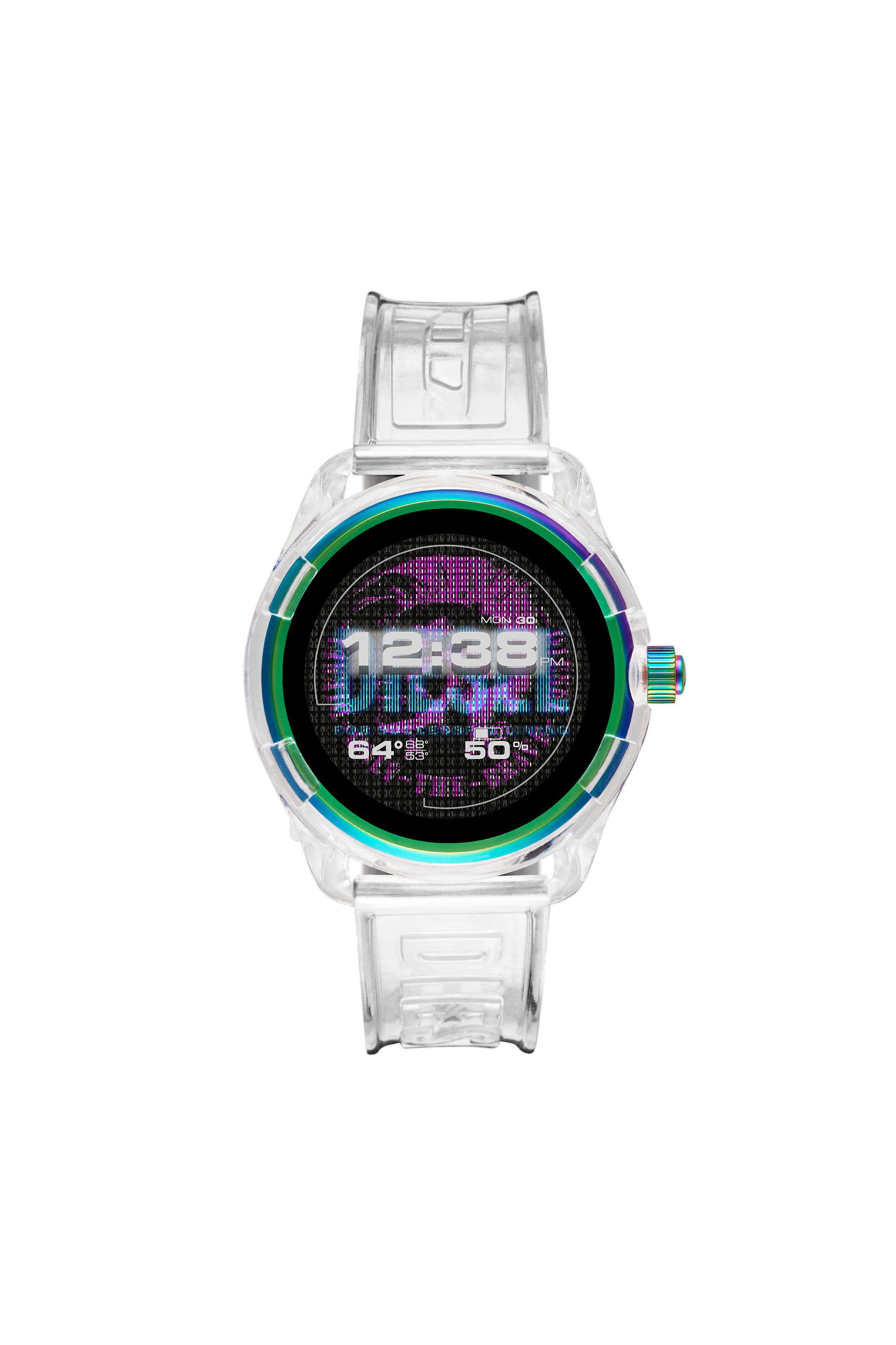 Men's Diesel On Fadelite Smartwatch - Clear Transparent | Diesel