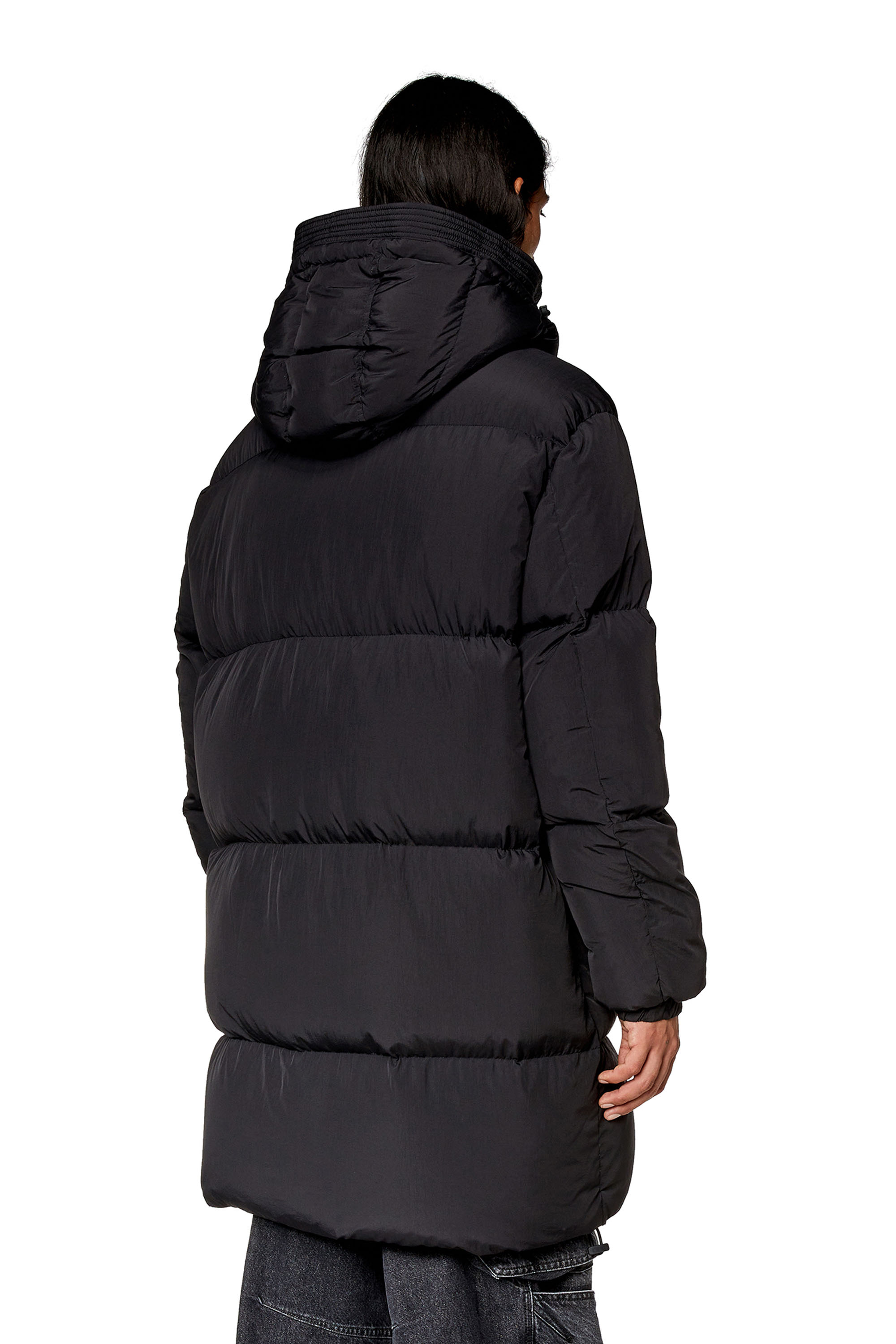 Men's Down coat with ViralOff® treatment | Black | Diesel