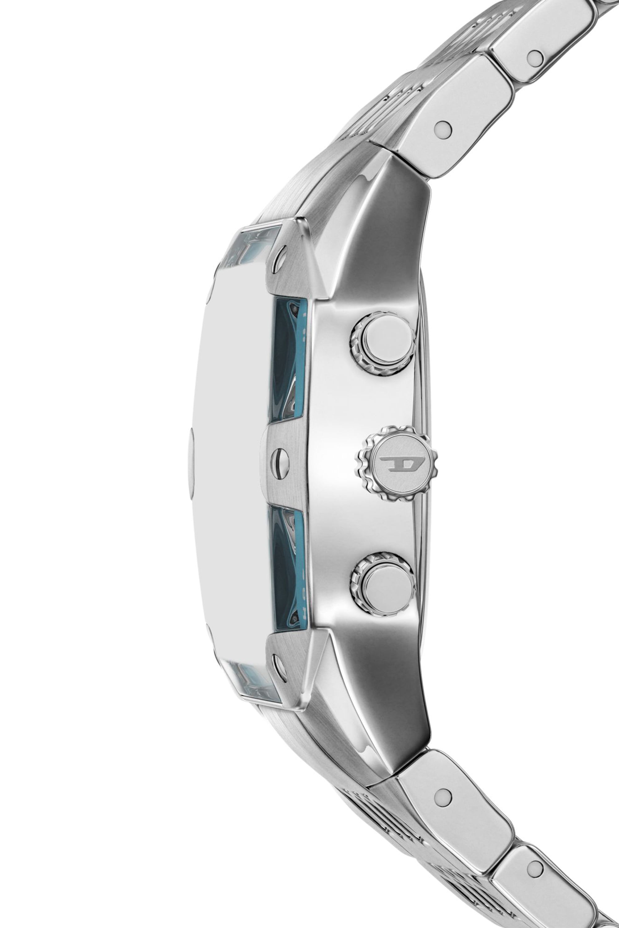 Diesel - DZ4725 WATCH, Reloj Spiked Cushion de acero inoxidable Hombre in Plateado - 3