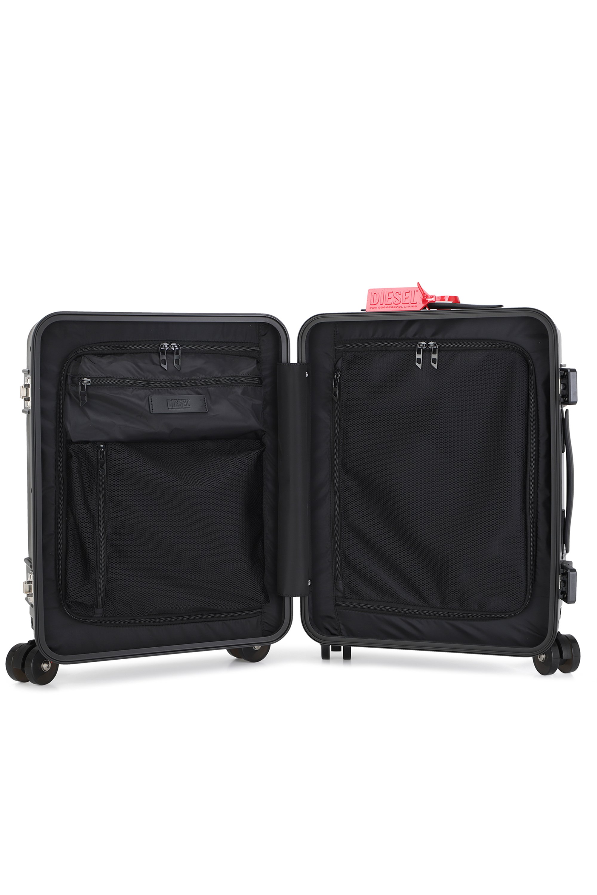 Diesel - DIESEL PC STRONG IMAGE TROLLEY- DSL003, Unisex's Rugged carry‑on suitcase 20" in Black - 3