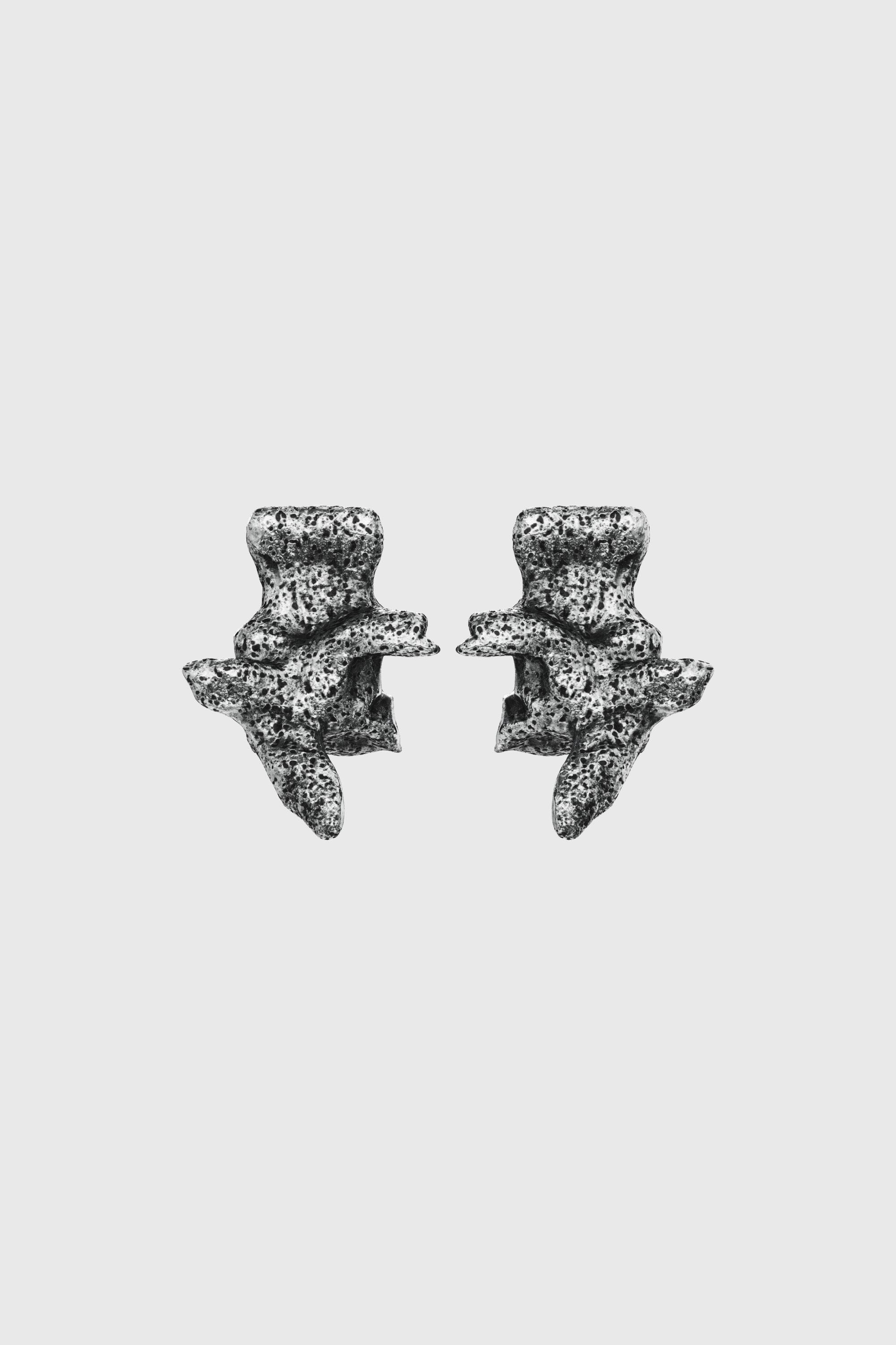 Diesel - DX1710040 JEWELLERY, Pendientes plateados con tachuelas Unisex in Gris - 2