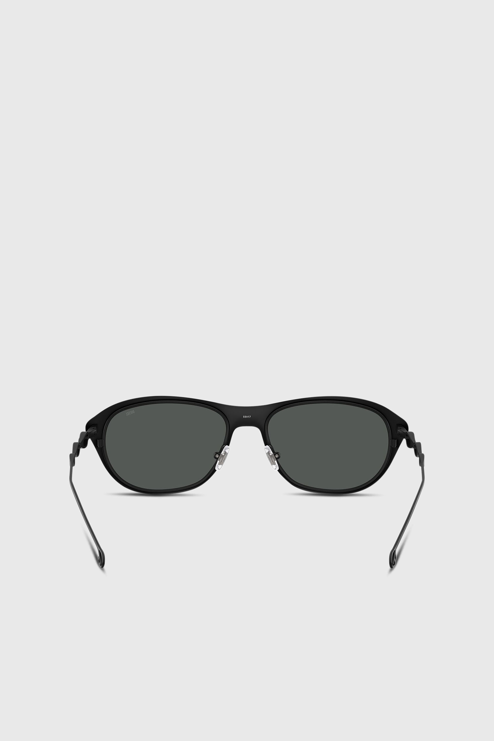 Diesel - 0DL1011, Unisex's Rectangle sunglasses in Black/Green - 3