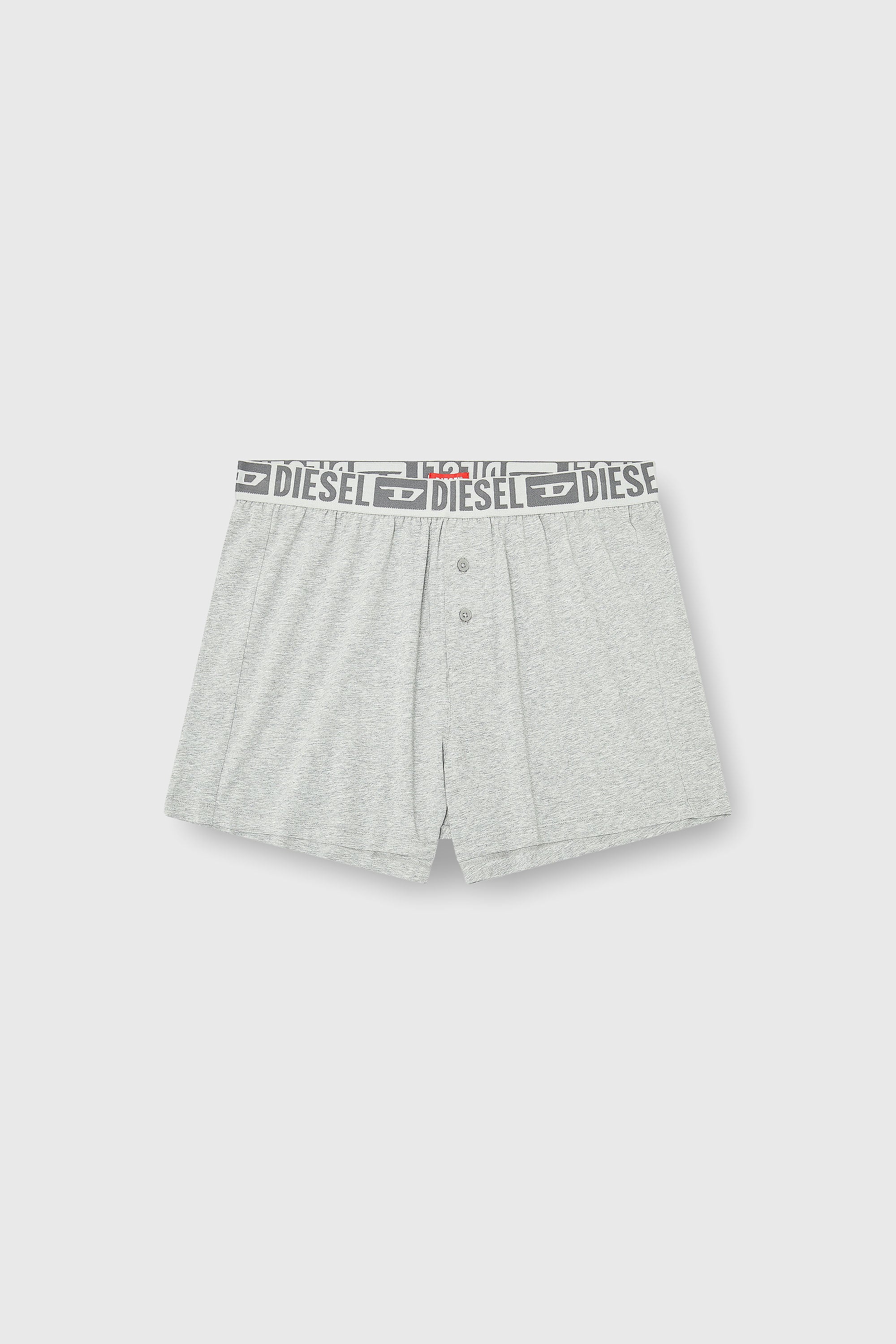 Diesel - STARKIE-D-CORE-2PACK, Male's Two-pack boxer shorts in stretch cotton in Grey - 1
