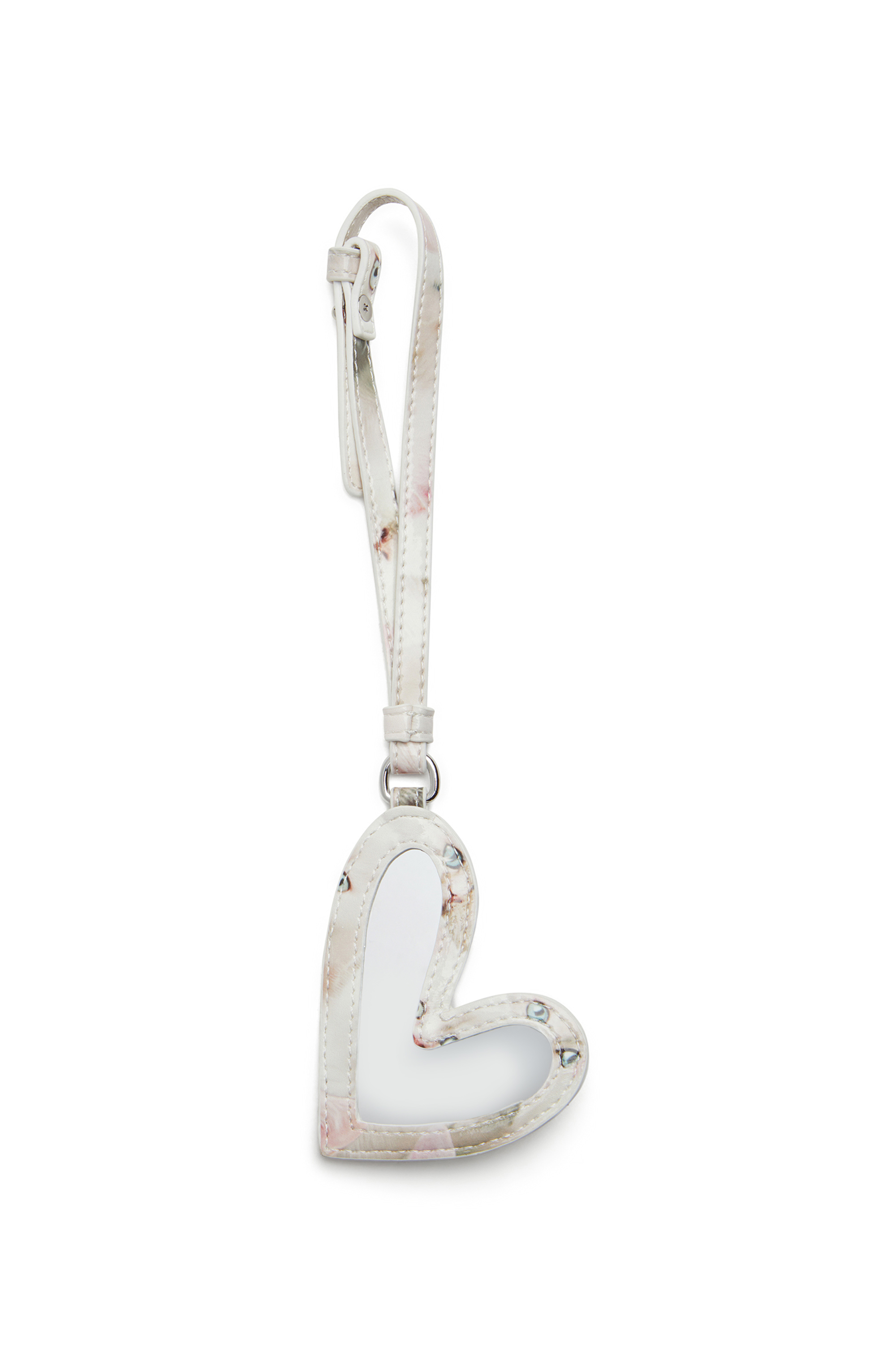 Diesel - PLAY MIRROR, Porte-clés cœur Femme in Blanc - 2