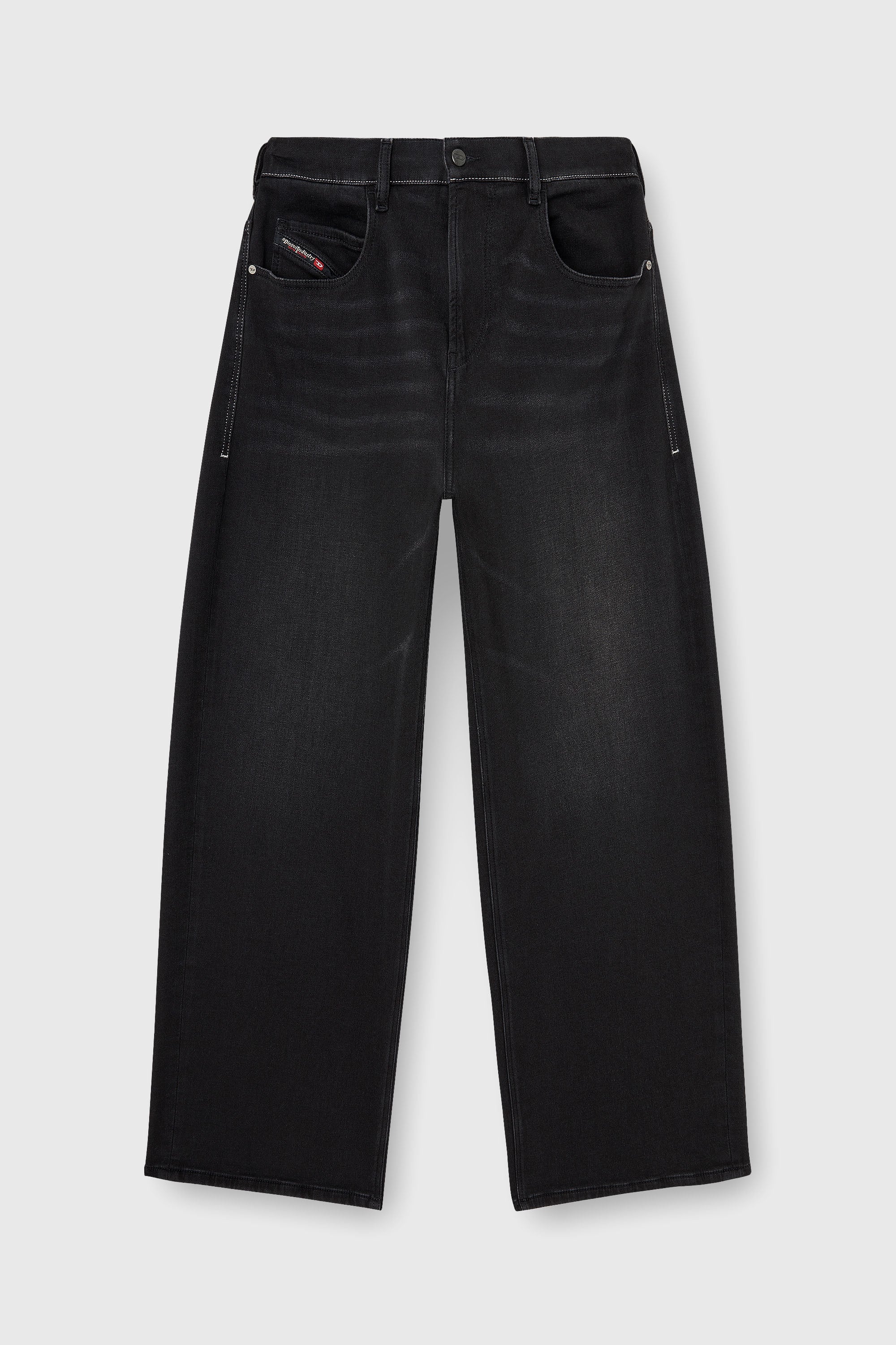 Diesel - Unisex's Relaxed 2097 D-Enim-M Joggjeans&reg; 09P90, Black/Dark grey - 1