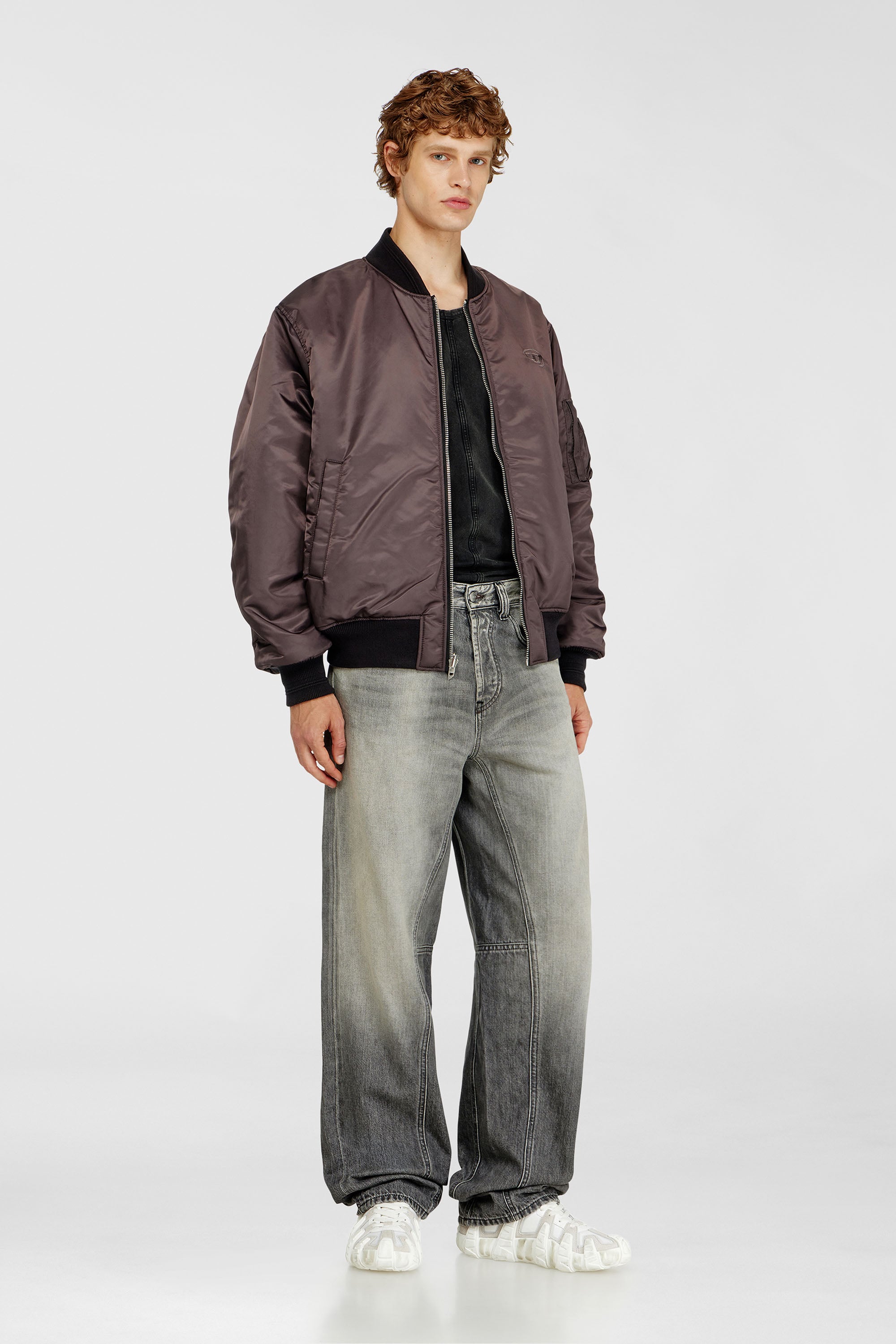 Diesel - Male's Relaxed Jeans 2001 D-Macro 09P56, Grey - 1