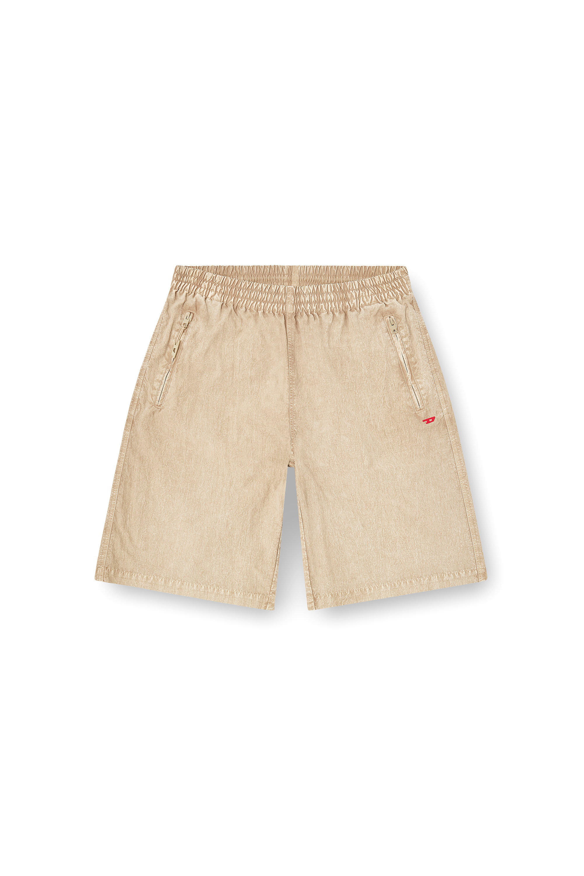 Diesel - P-THECK-SHORT-PLBH, Man's Treated nylon shorts in null - 4