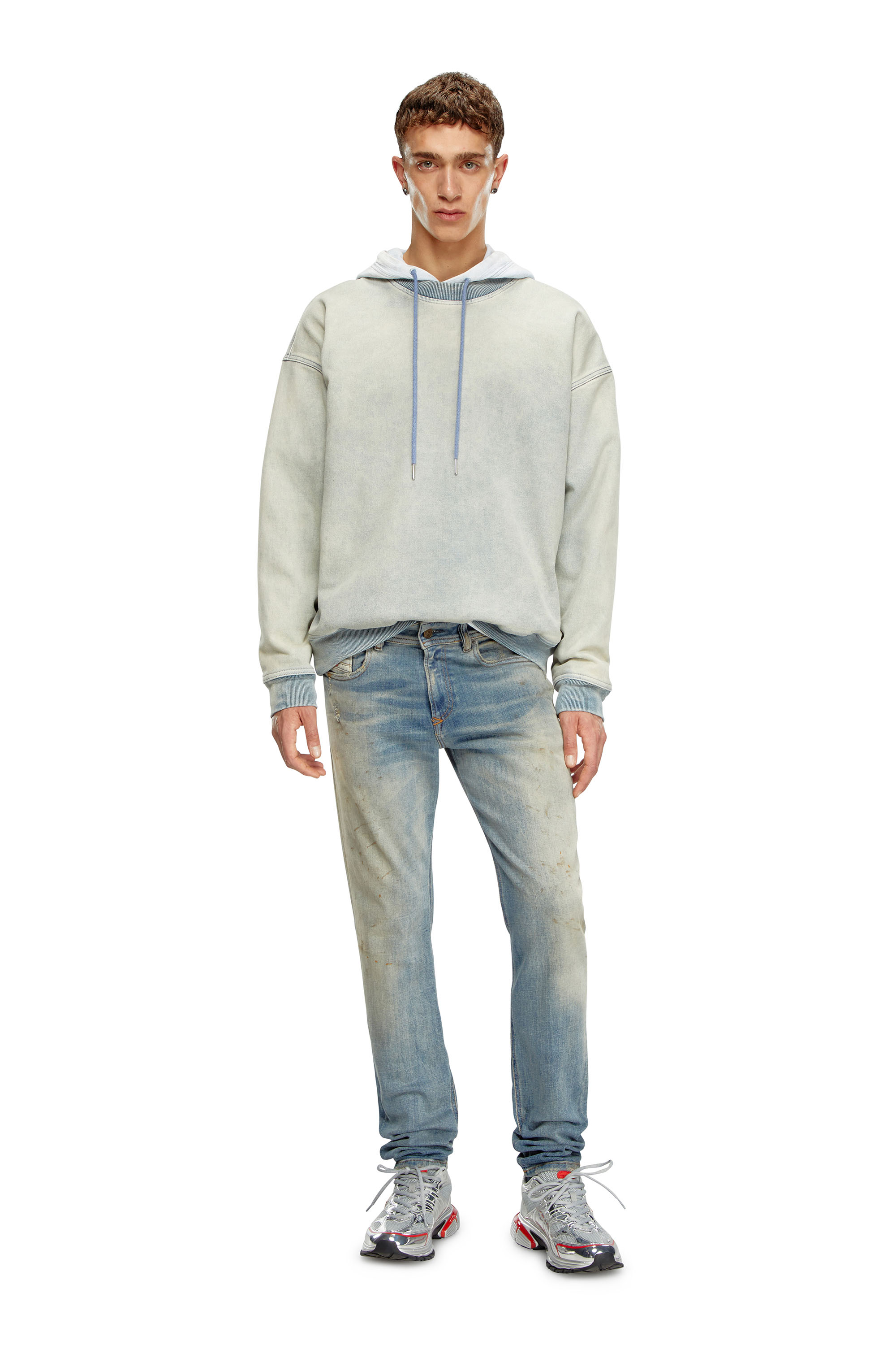 Diesel - Male's Skinny Jeans 1979 Sleenker 09J25, Medium Blue - 2