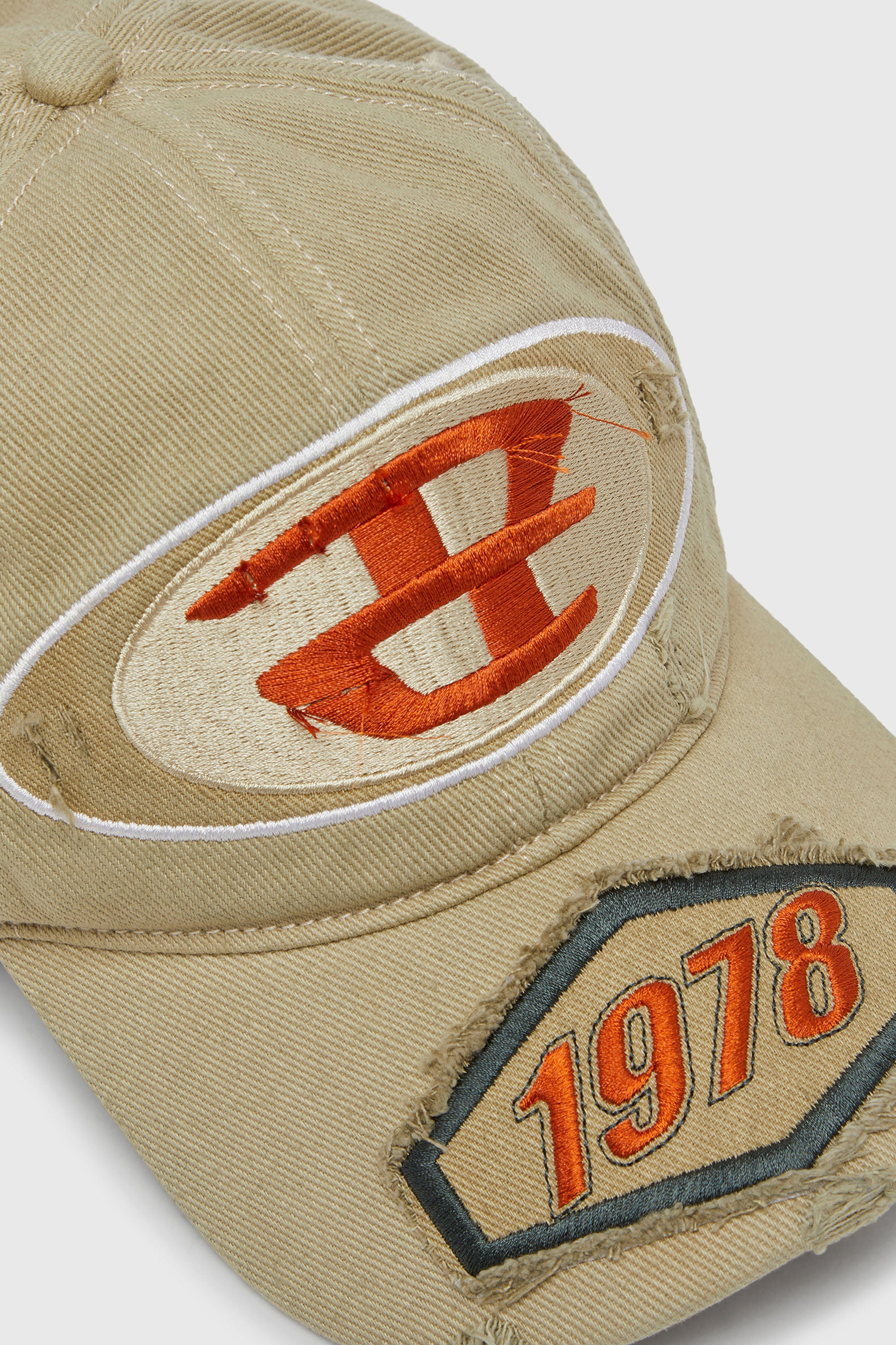 DIESEL C-BRAFF Baseball cap ディーゼル キャップ Women's Baseball cap with embroidered patches | Brown | Diesel