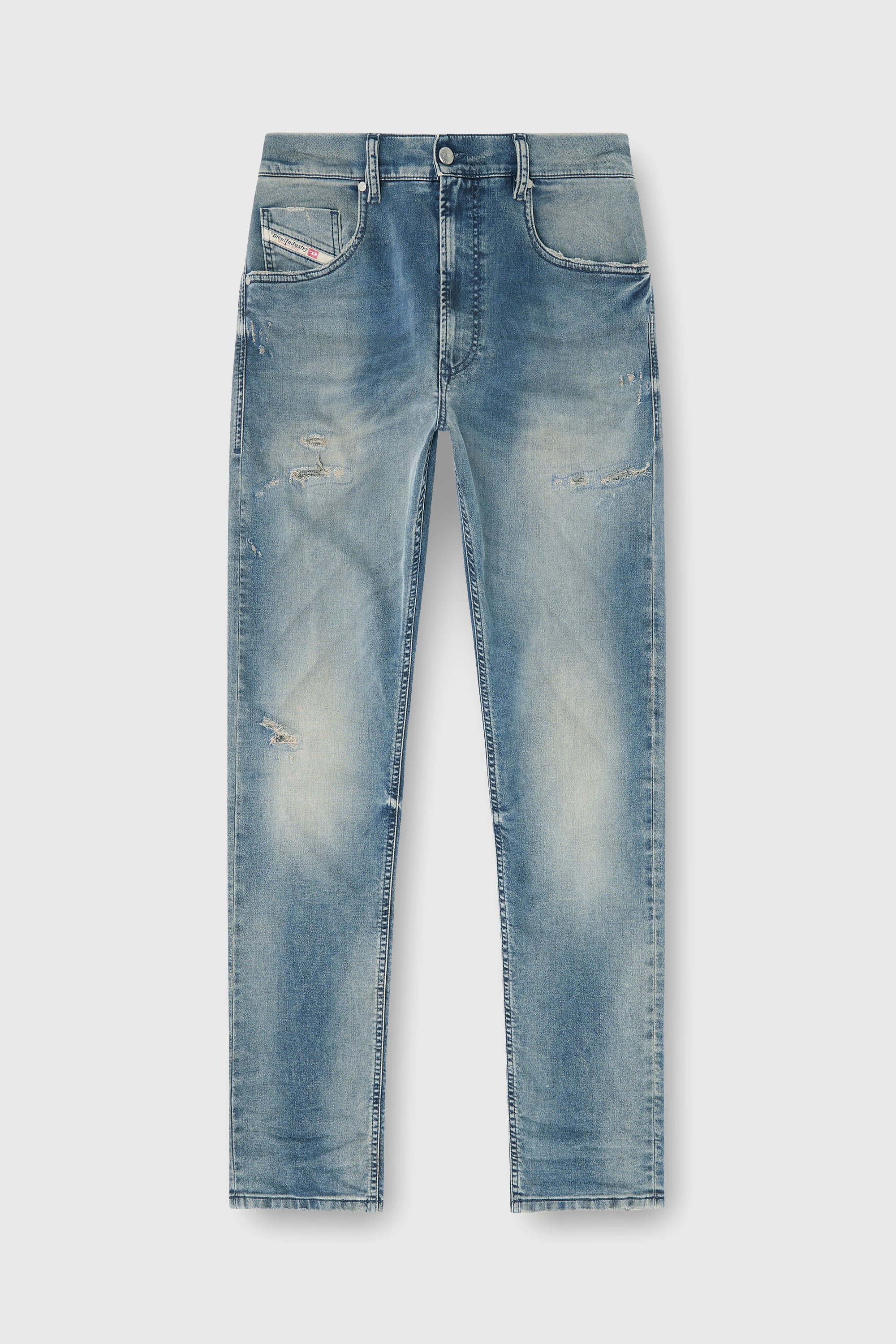 Diesel - Man's Regular 2032 D-Krooley-BW Joggjeans&reg; 068WY, Medium blue - 1