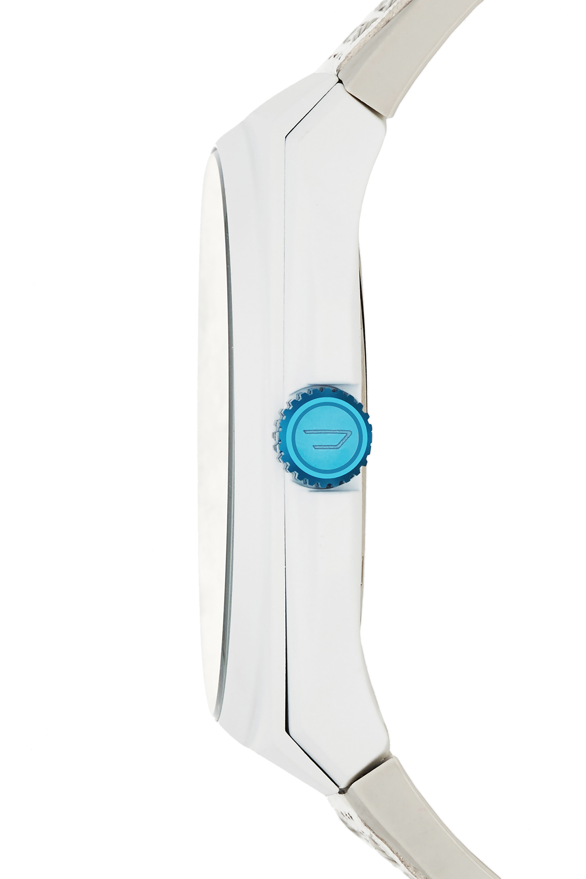 Diesel - DZ1884, Stigg reloj con correa en silicona blanca y gris Hombre in Blanco - 2