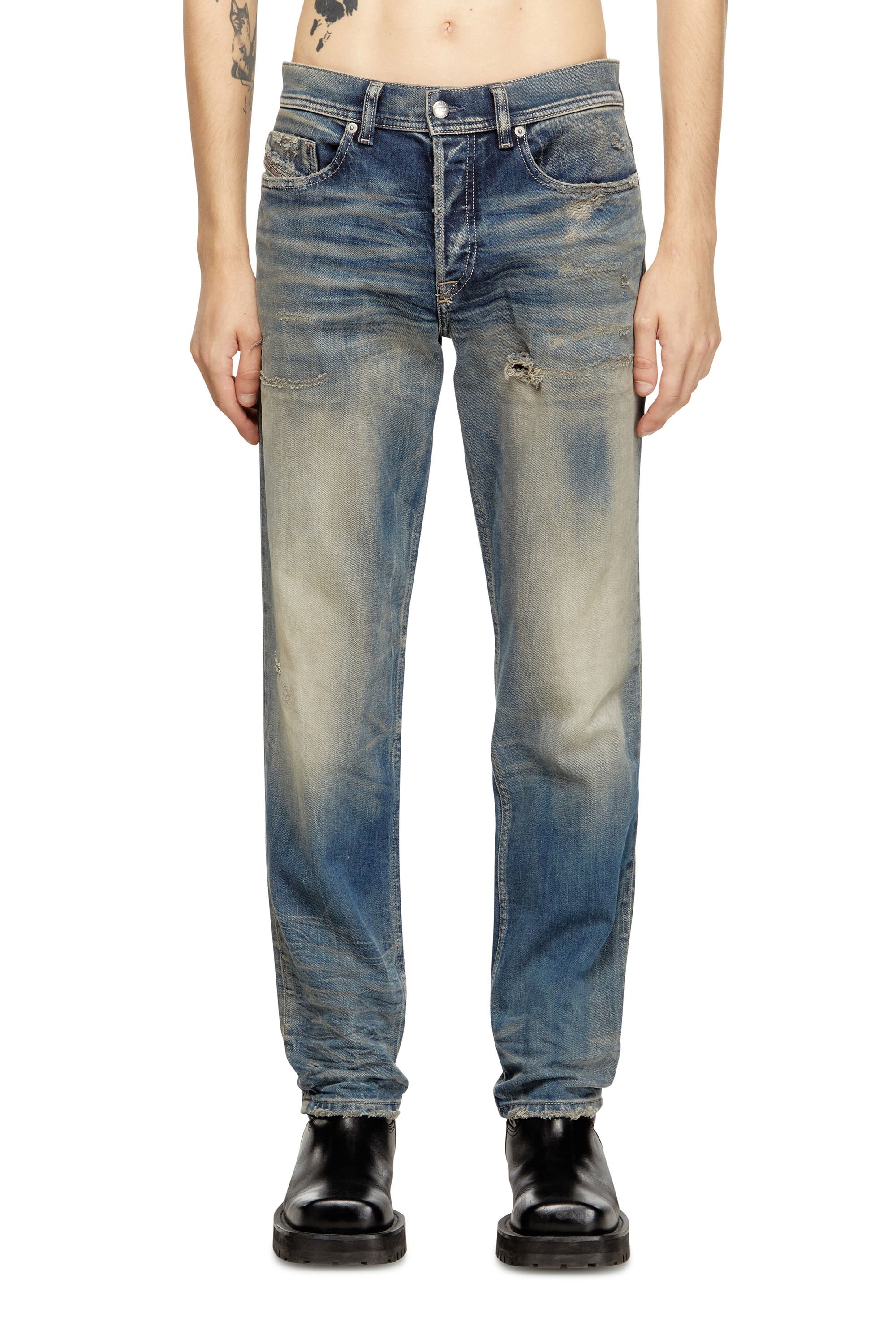 Diesel - Male's Regular Jeans 2023 D-Finitive 09M18, Medium Blue - 3