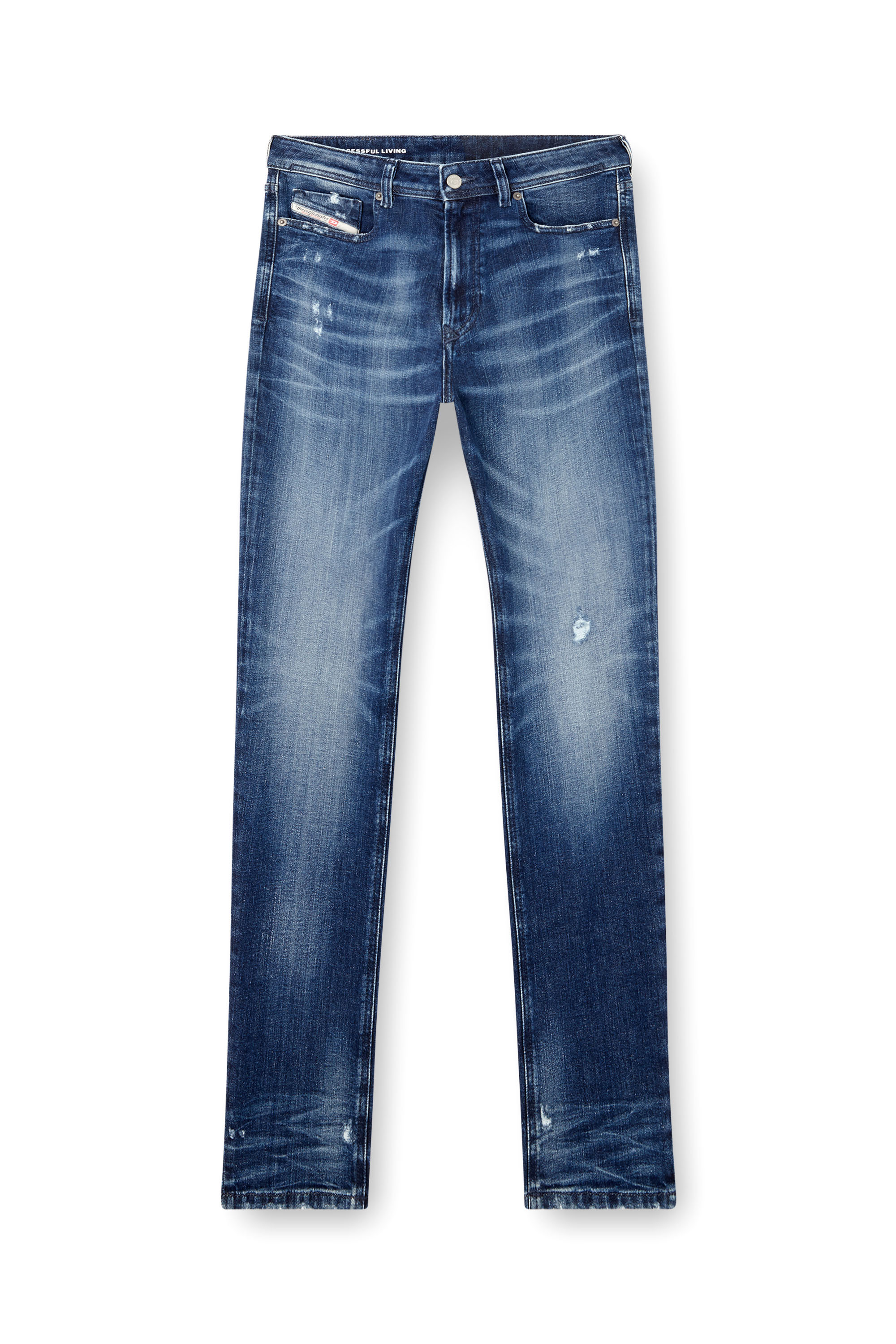 Diesel - Skinny Jeans 1979 Sleenker 09L42 Homme, Bleu Foncé - Image 2