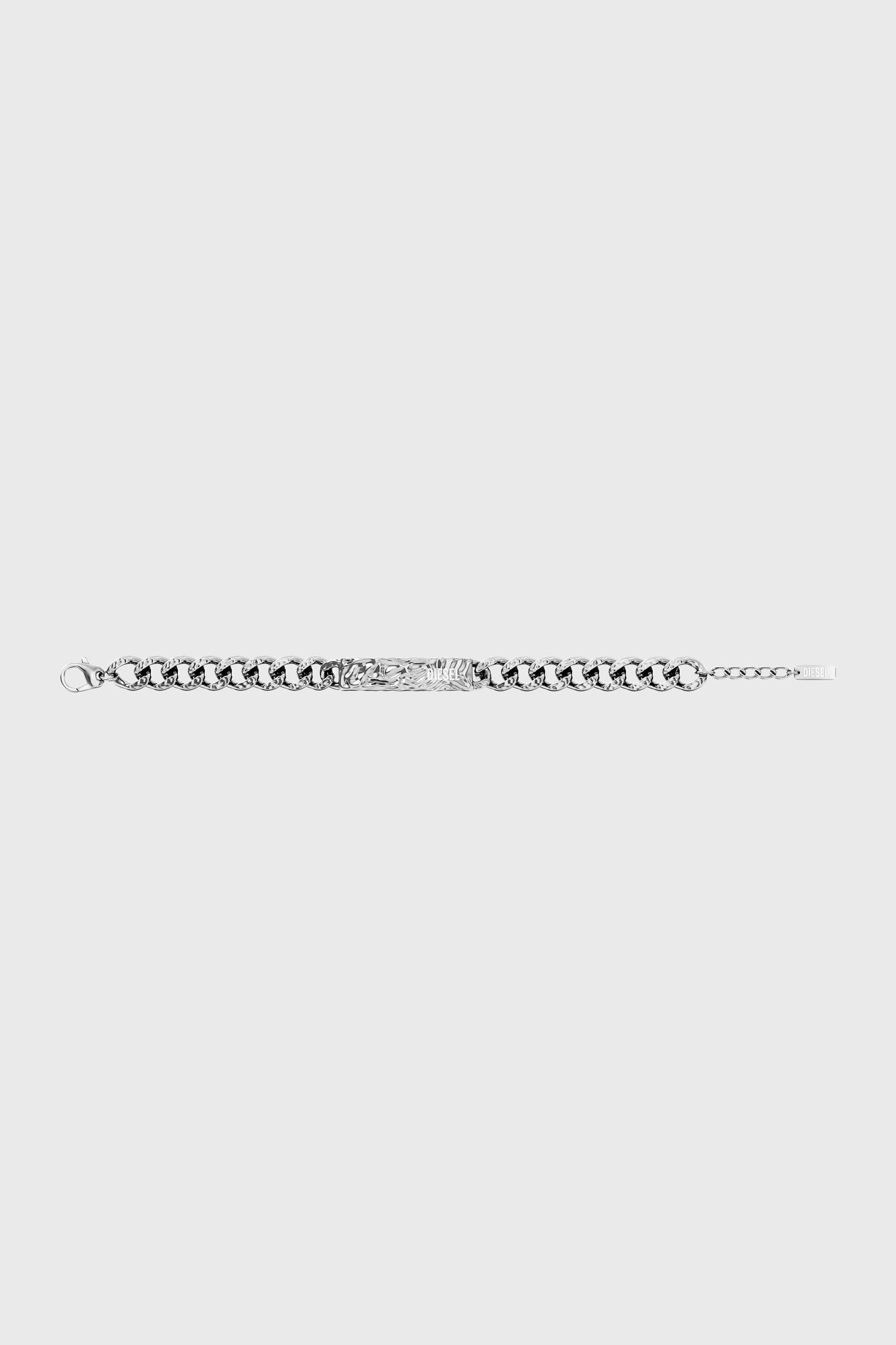 Diesel - DX1732040, Pulsera ID de acero inoxidable Unisex in Plateado - 6