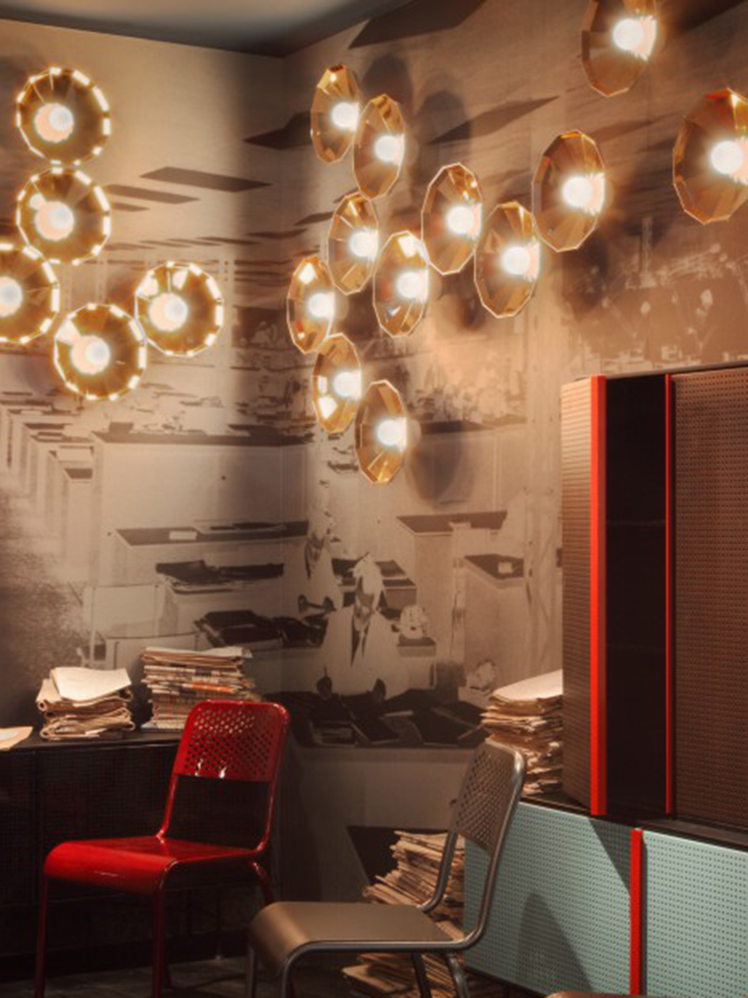 Diesel - MYSTERIO PARETE/SOFF, Lámpara de pared de inspiración vintage Unisex in Blanco - 3