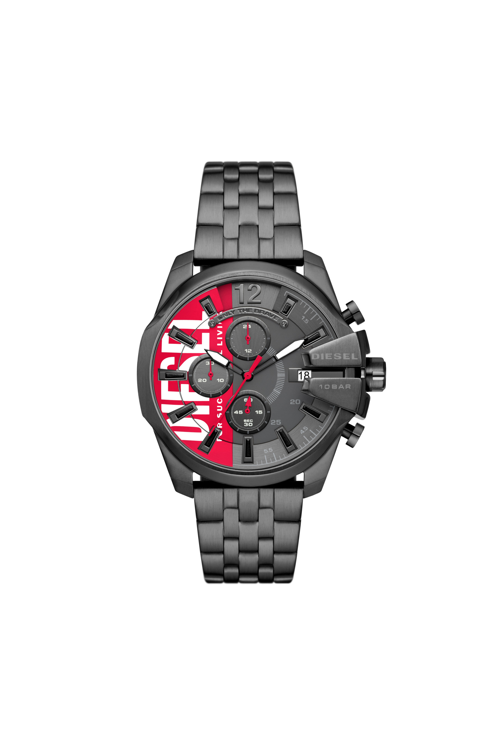 DIESEL（ディーゼル） DZ-4600 DZ4600: Women's black round dial chronograph watch | Diesel