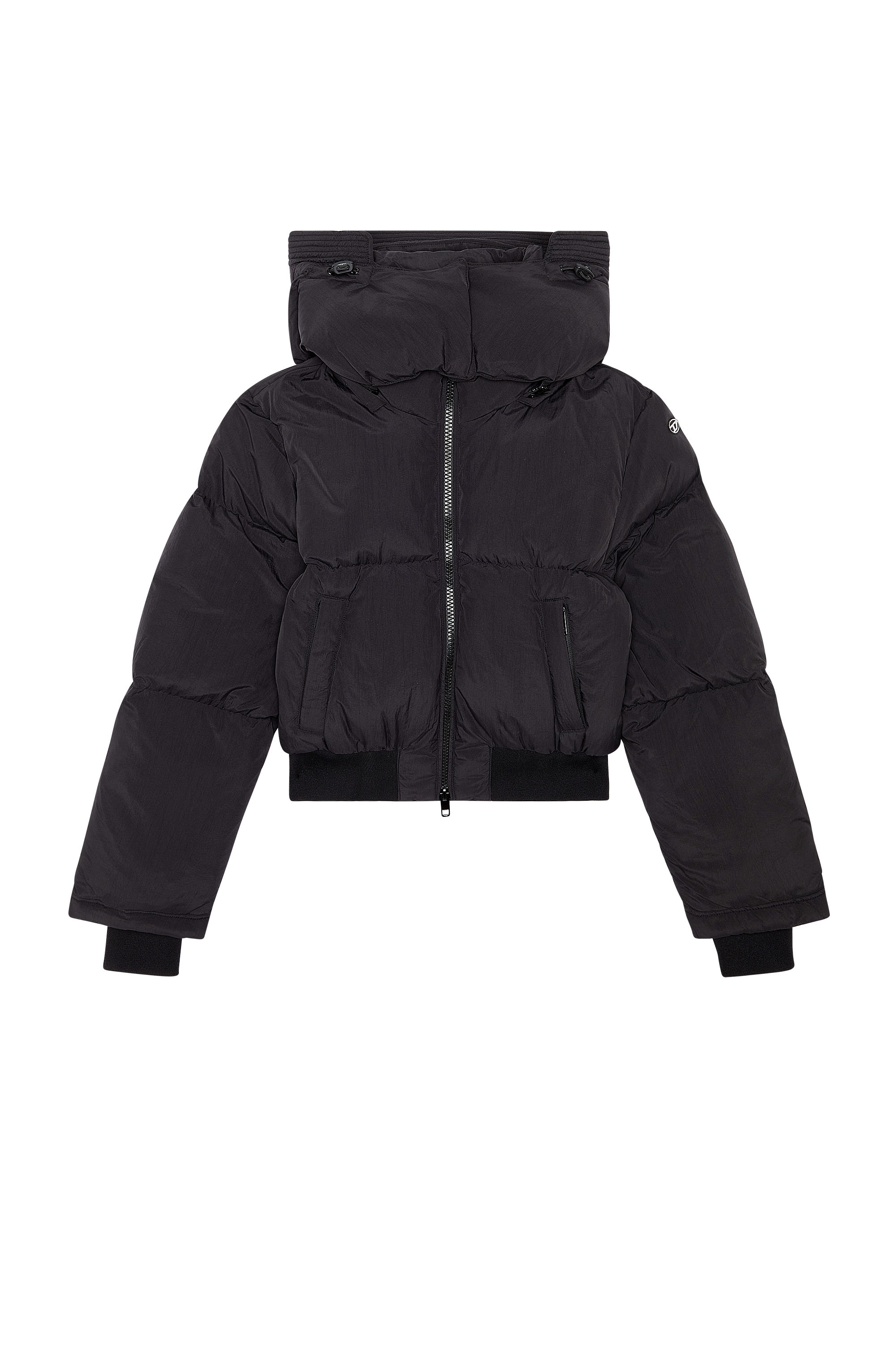 Women's Down jacket in recycled nylon taslan | Black | Diesel