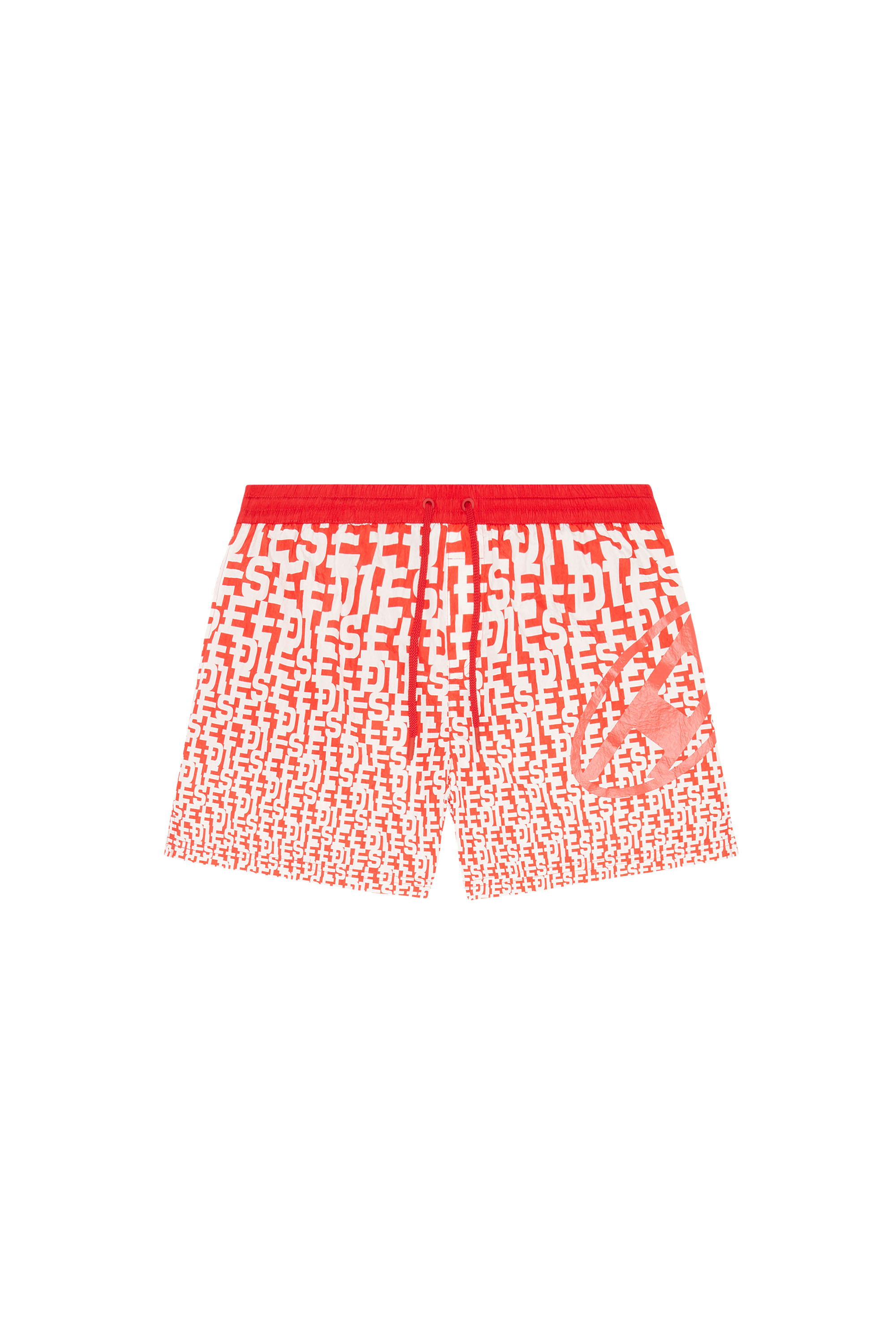 BMBX-NICO Man: Mid-length swim shorts with shrinking print