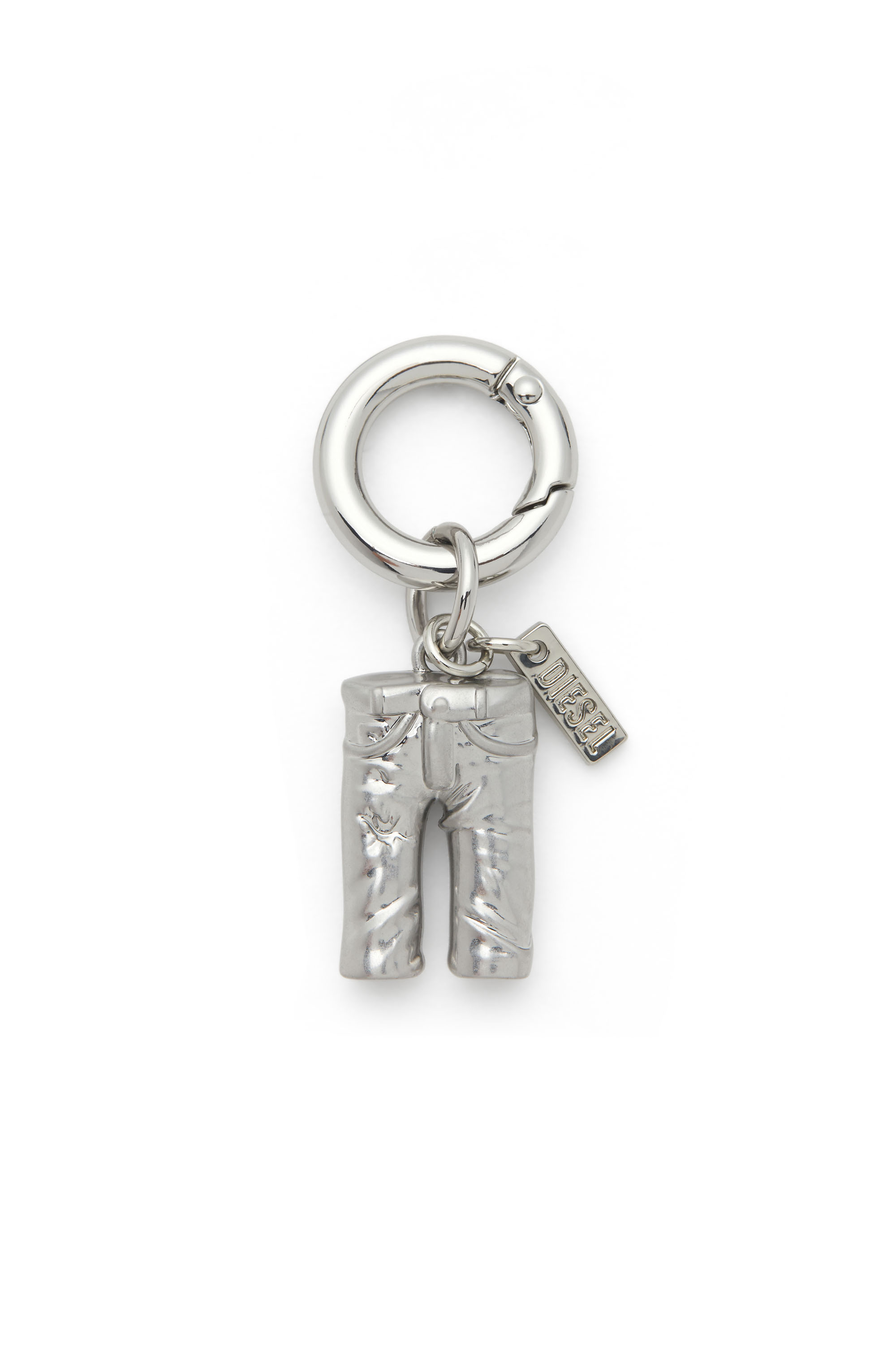 Diesel - CHARM-5PKT, Unisex's Diesel charm in metal with logo detail in Silver - 1