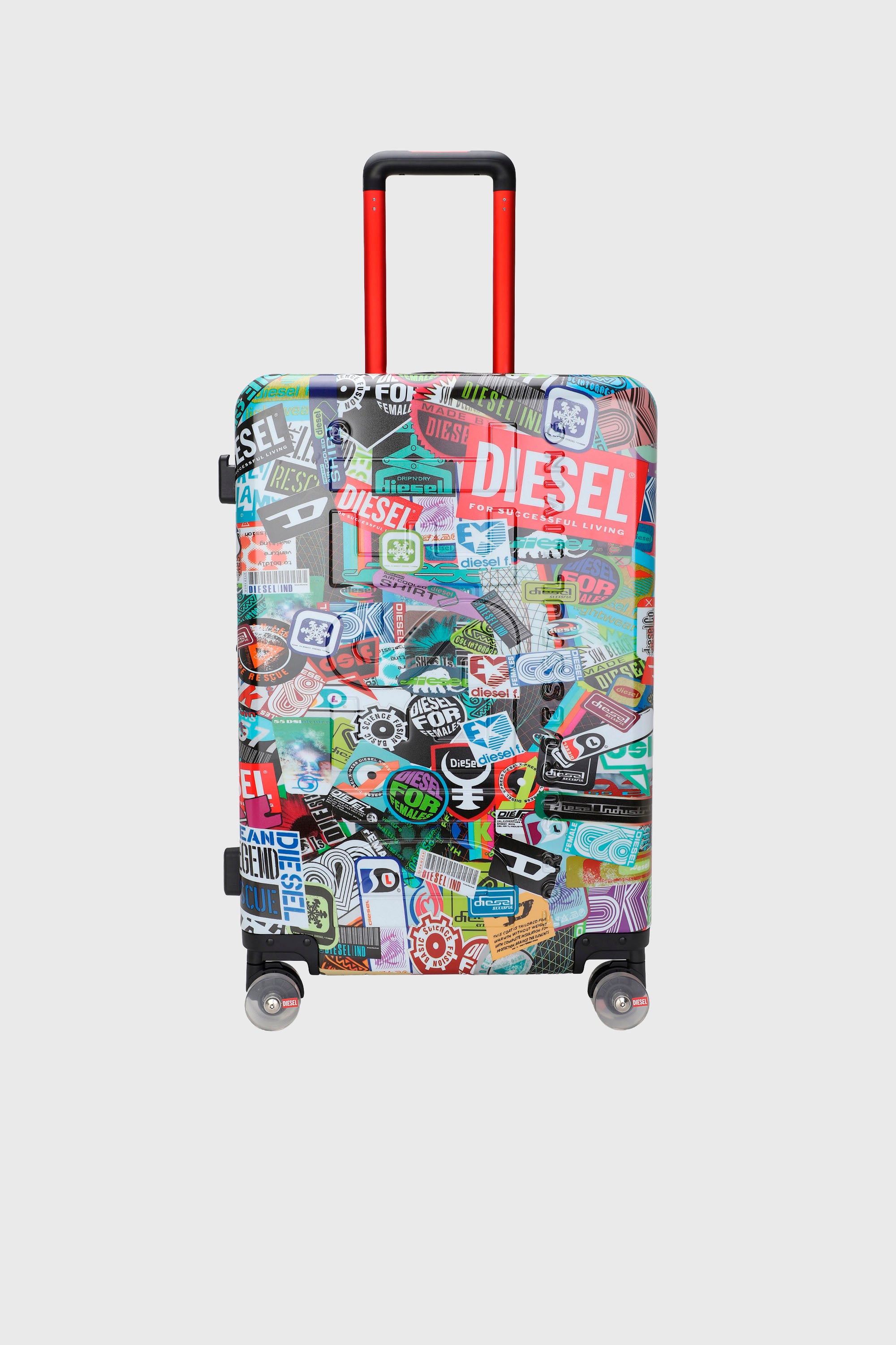 Diesel - DIESEL PC PRINTED TROLLEY-STICKERS- DSL0, Maleta estilo pegatinas tama&ntilde;o M Unisex in Multicolor - 1