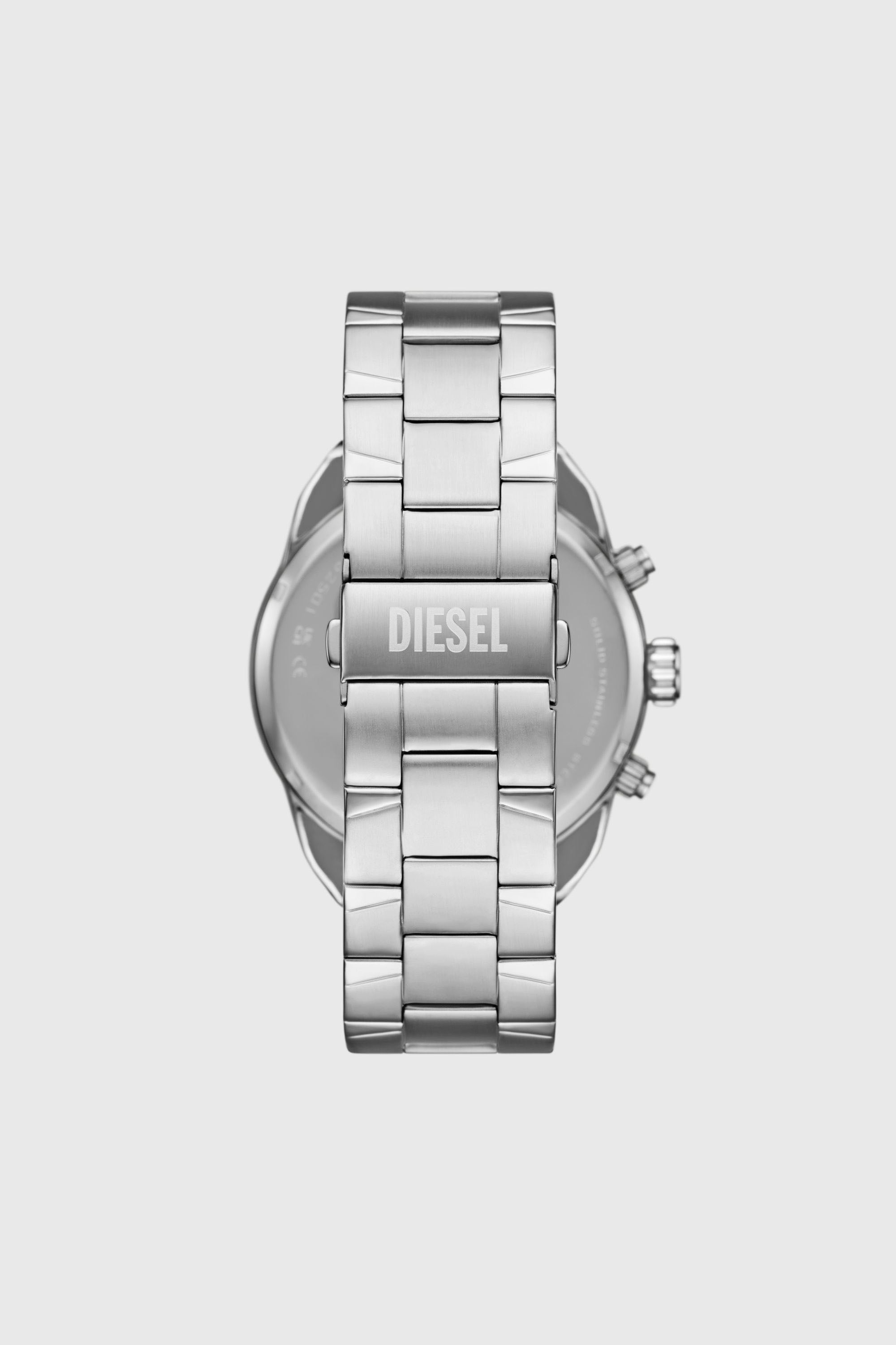 Diesel - DZ4677, Reloj Spiked de acero inoxidable Hombre in Plateado - 2