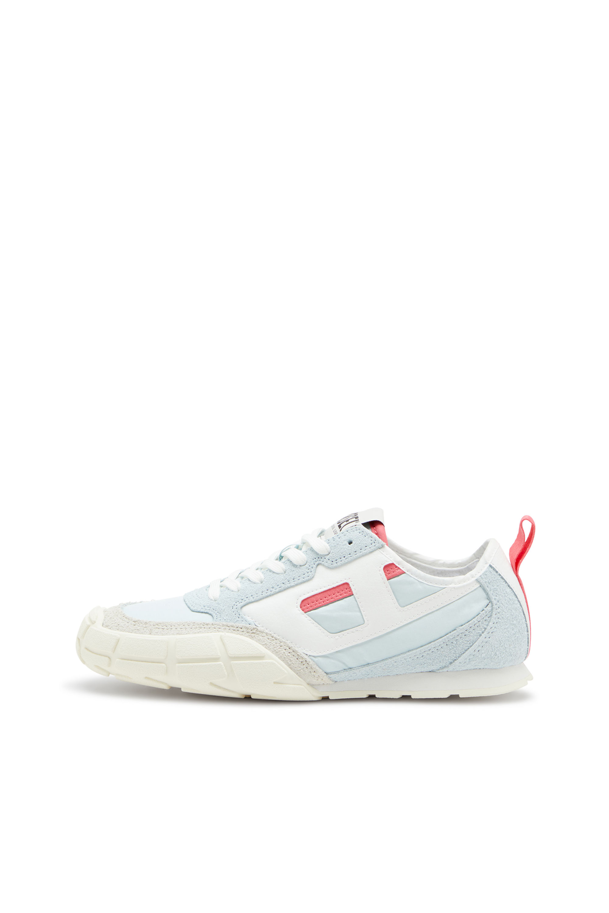 Diesel - S-PAGODHA LOW W, Female's S-Pagodha-Sneakers in leather, suede and ripstop in Light Blue - 2