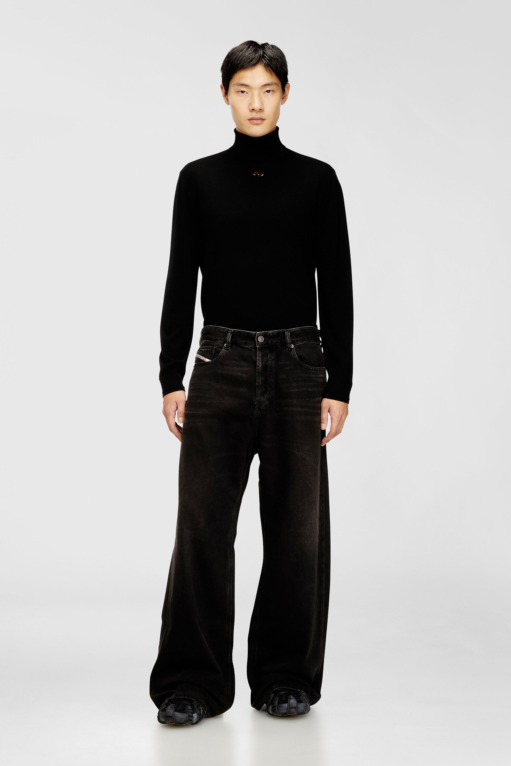 Diesel - Unisex's Relaxed Jeans 1996 D-Sire 09J96, Black/Dark grey - 2