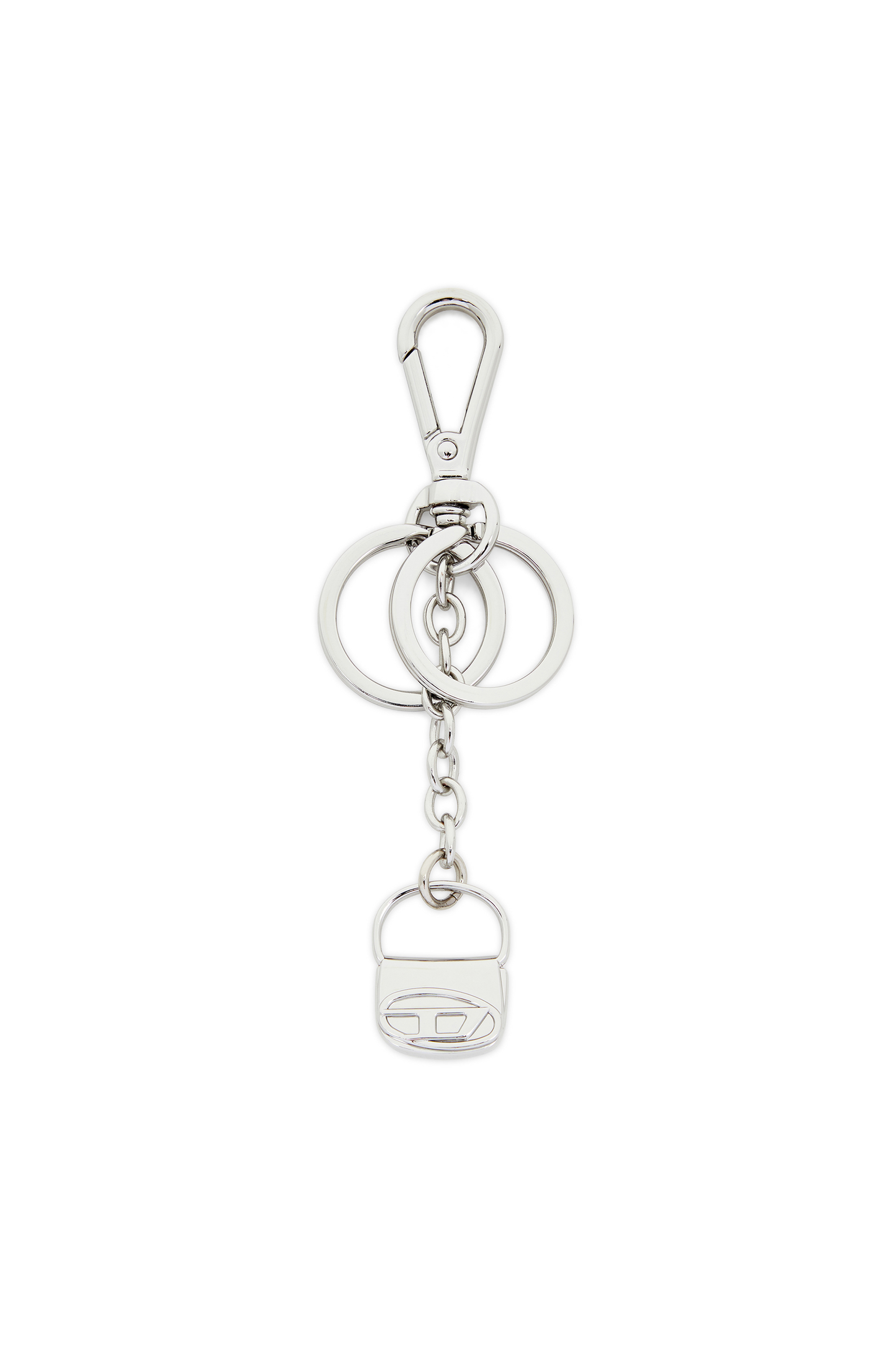 Diesel - 1DR-KEYRING CHARM, Llavero de metal con colgante de bolso 1DR Mujer in Plateado - 1