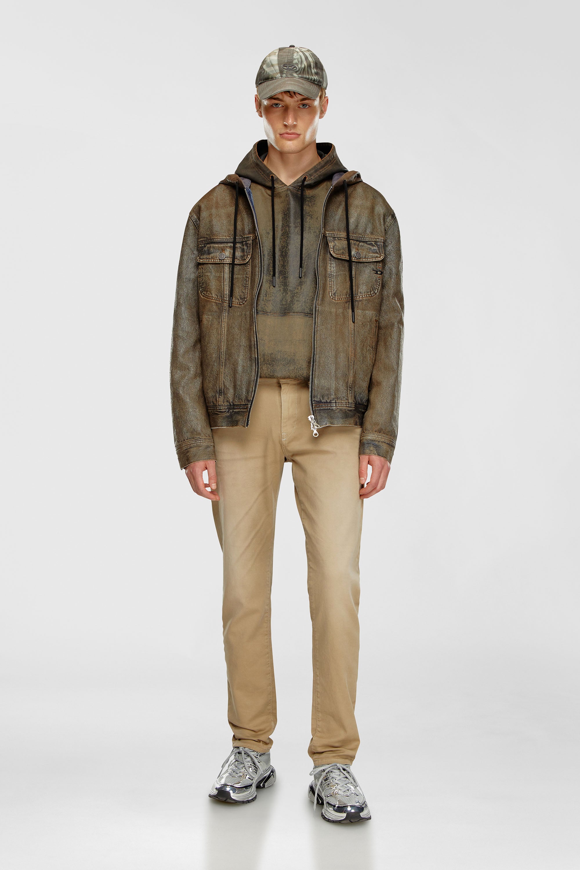 D-STRUKT-Z-NE Man Slim Colored Jeans | Beige | Diesel