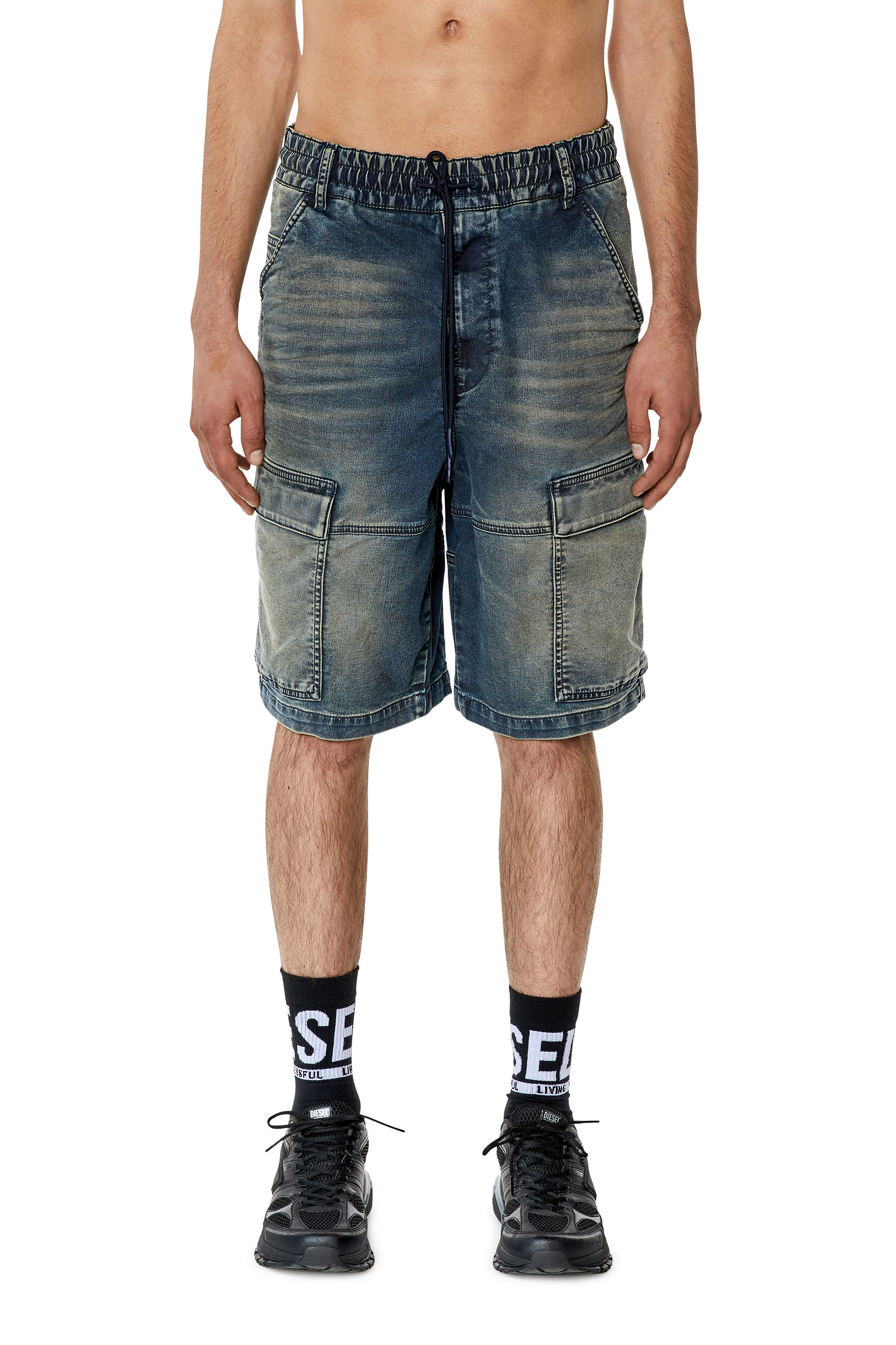 D-KROOLEY-CARGO-SHORT JOGG Man: Short pants | Diesel