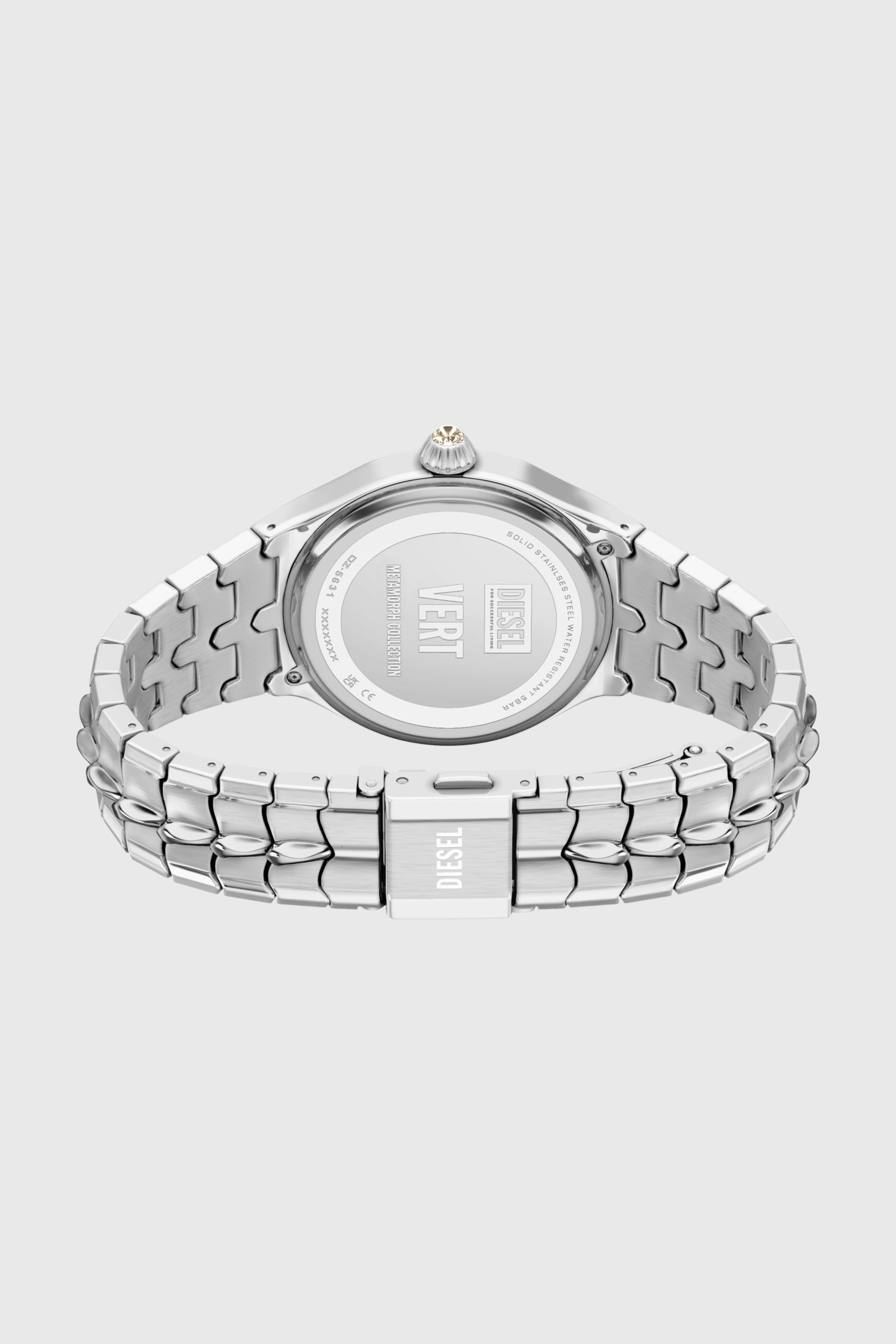 Diesel - DZ5631 WATCH, Reloj Vert de acero inoxidable Hombre in Plateado - 6