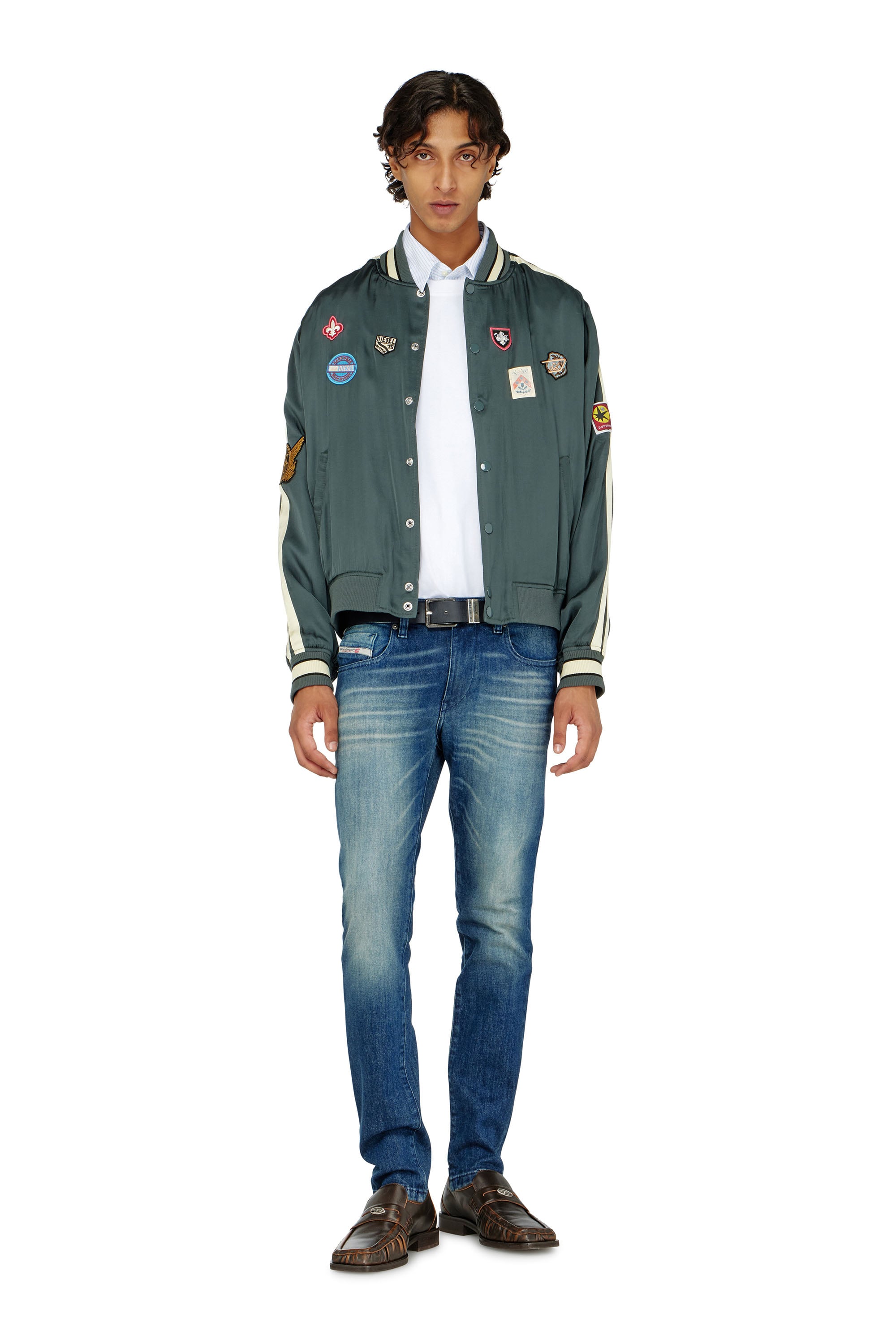 Diesel - Male's Slim Jeans 2019 D-Strukt 0KBBR, Dark Blue - 1
