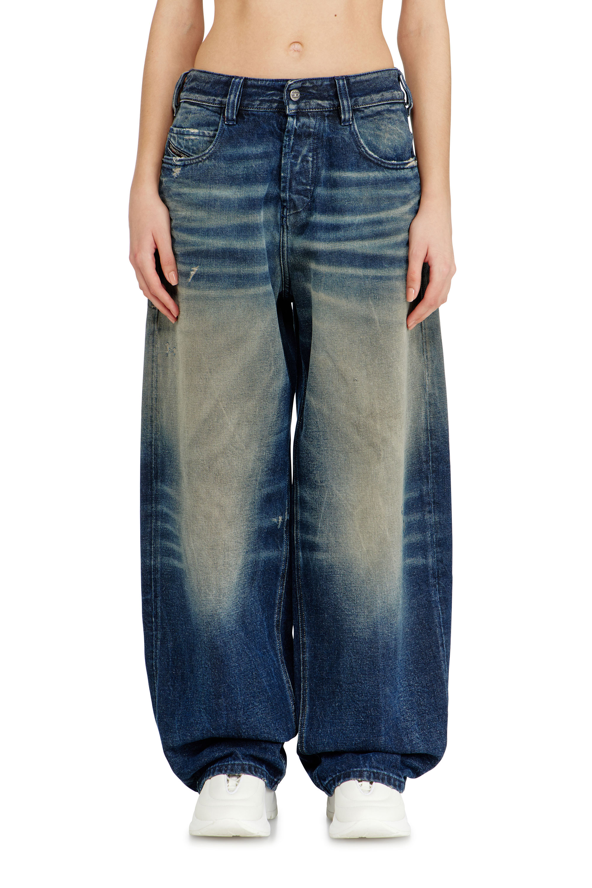 Diesel - Relaxed Jeans 1997 D-Enim-M 007DQ Mixte, Bleu Fonc&eacute; - Image 1