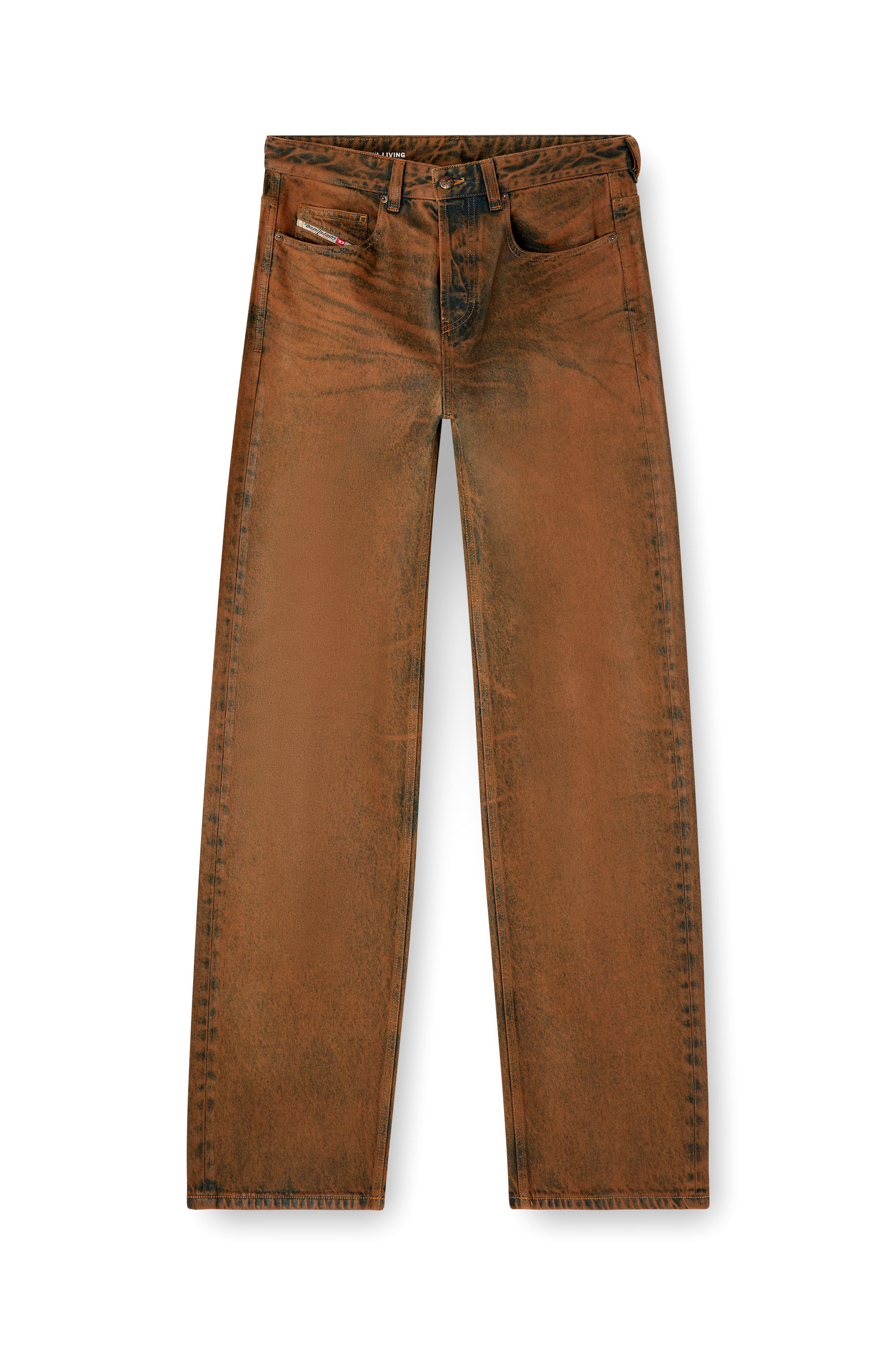 Diesel - Relaxed Jeans 2001 D-Macro 09K82 Homme, Marron - Image 3