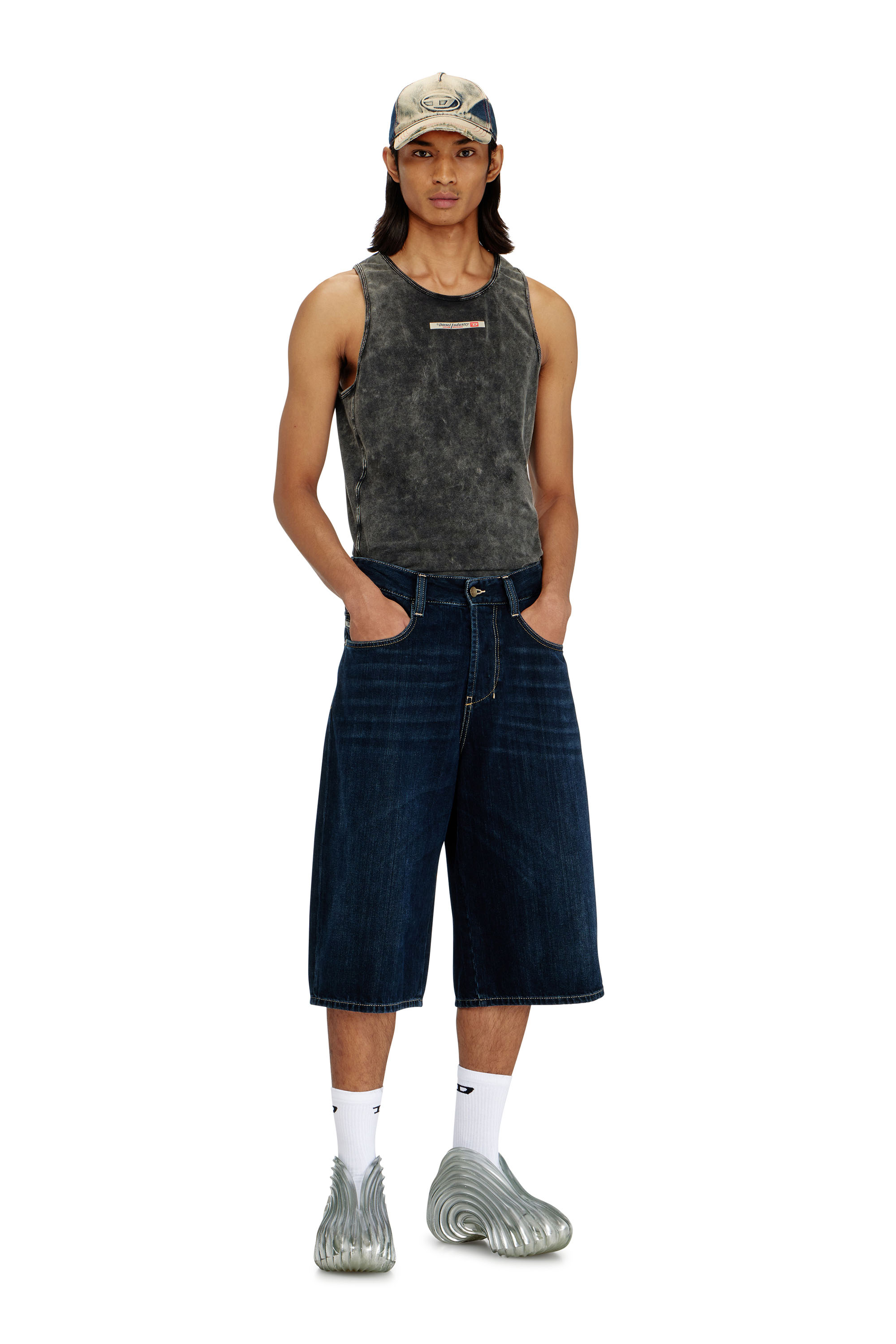 Diesel - MELISSA QUANTUM SNEAKERS X, Sneaker sans lacets en Melflex&reg; Mixte in Gris argent&eacute; - 3