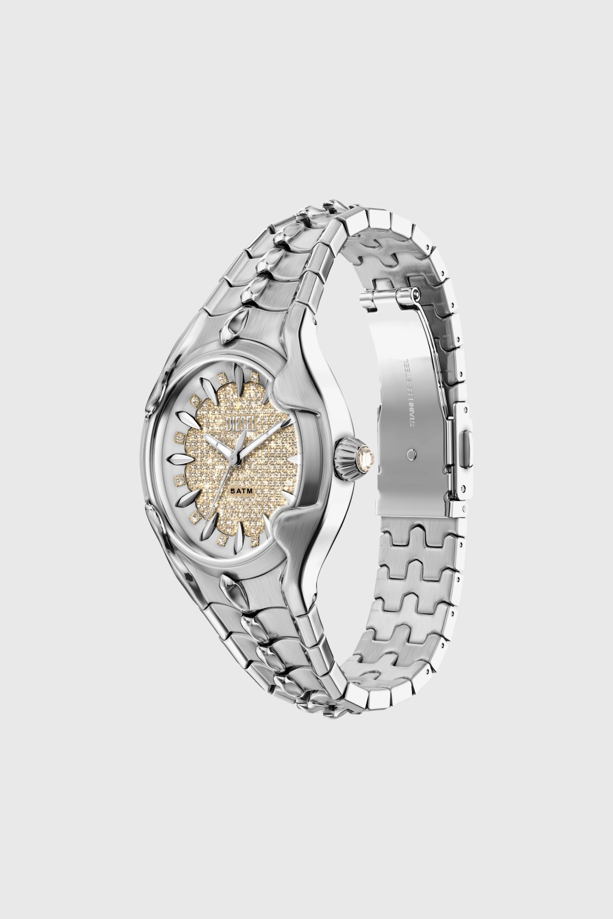 Diesel - DZ5631 WATCH, Reloj Vert de acero inoxidable Hombre in Plateado - 7