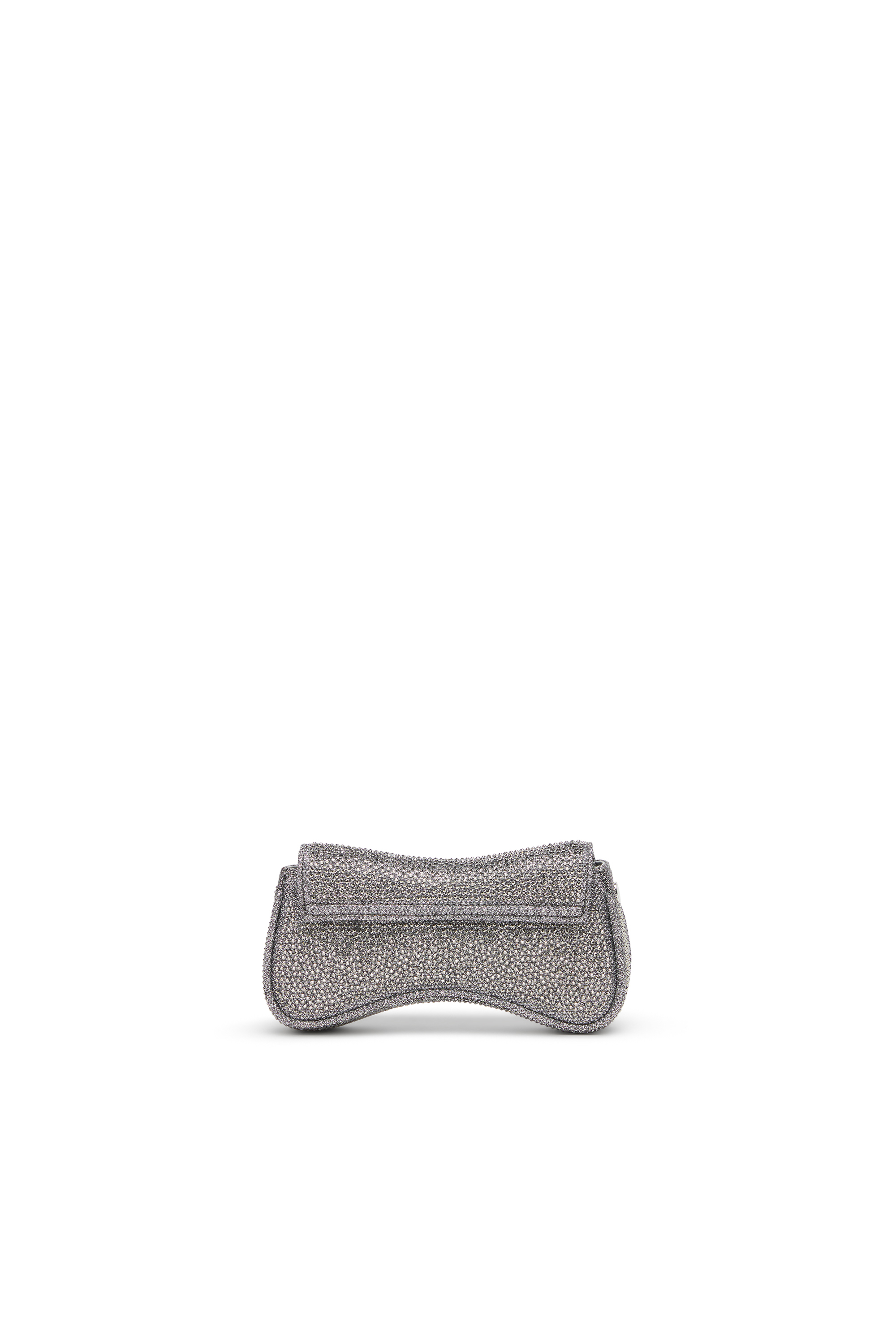 Diesel - PLAY CROSSBODY XS, Female's Play-Mini crossbody bag in crystal Lurex in Silver - 2