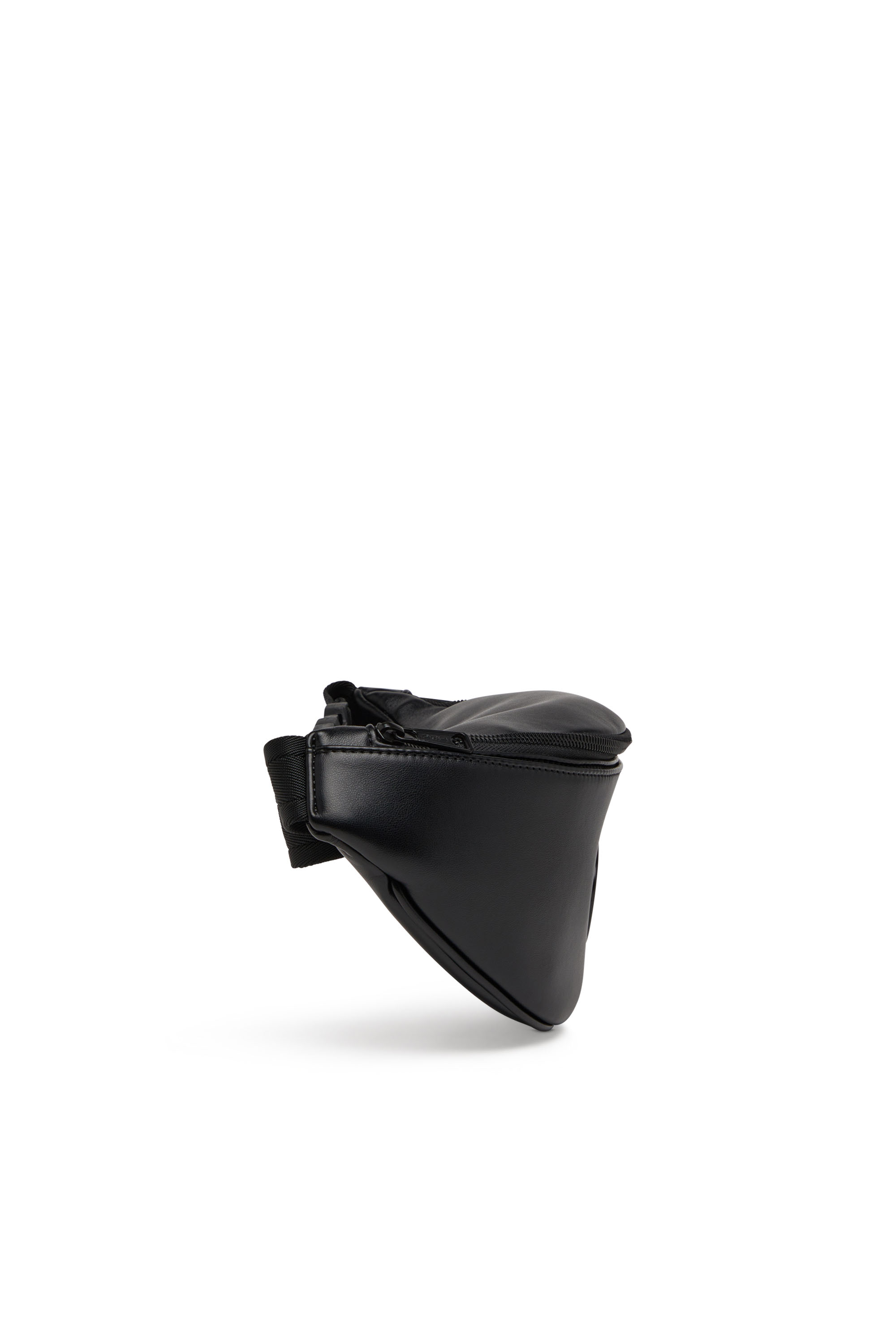 Diesel - HOLI-D BELT BAG M, Holi-D-Riñonera de poliuretano y neopreno Hombre in Negro - 4