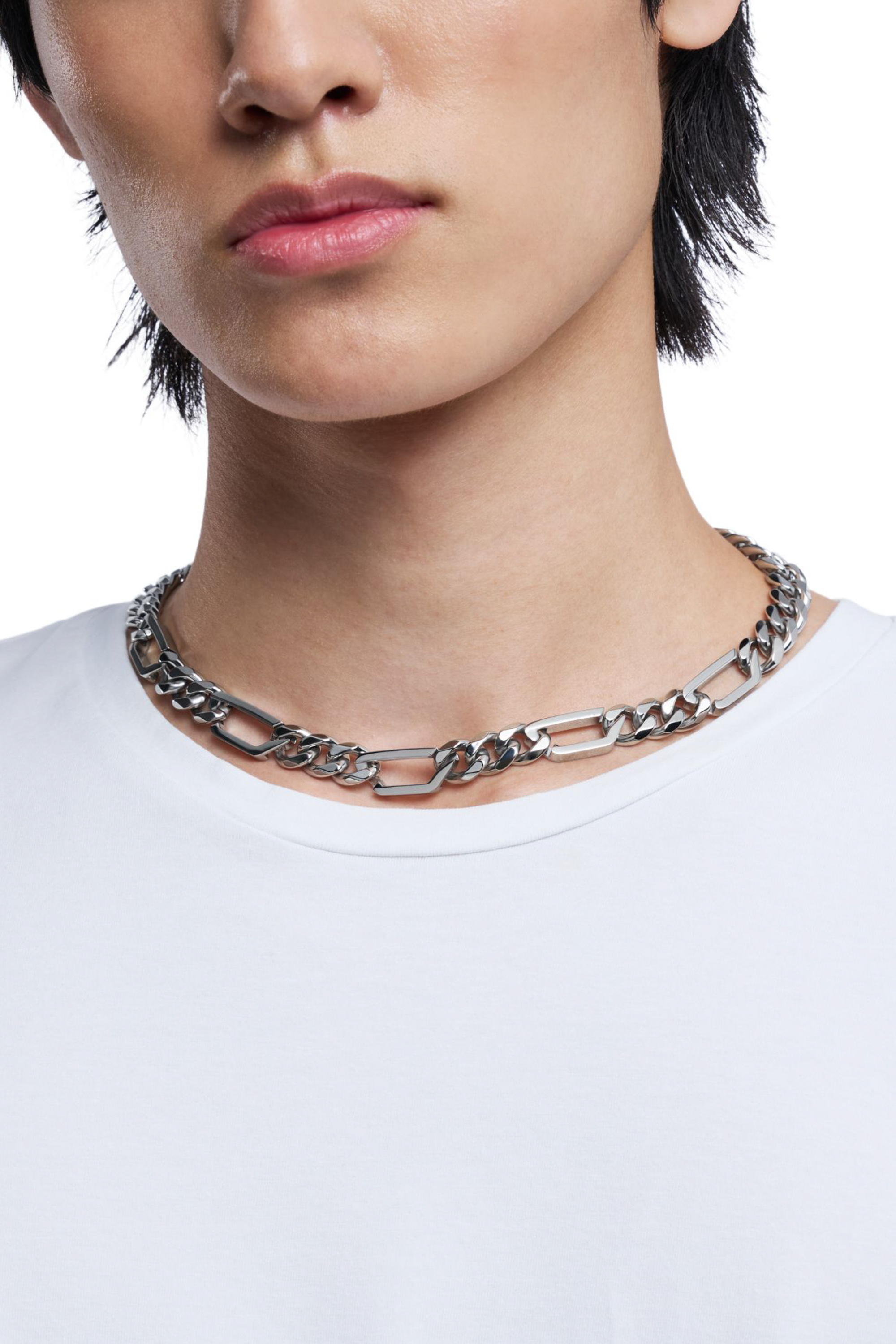 Diesel - DX1626040 JEWELLERY, Unisex's Stainless steel chain necklace in Silver - 4