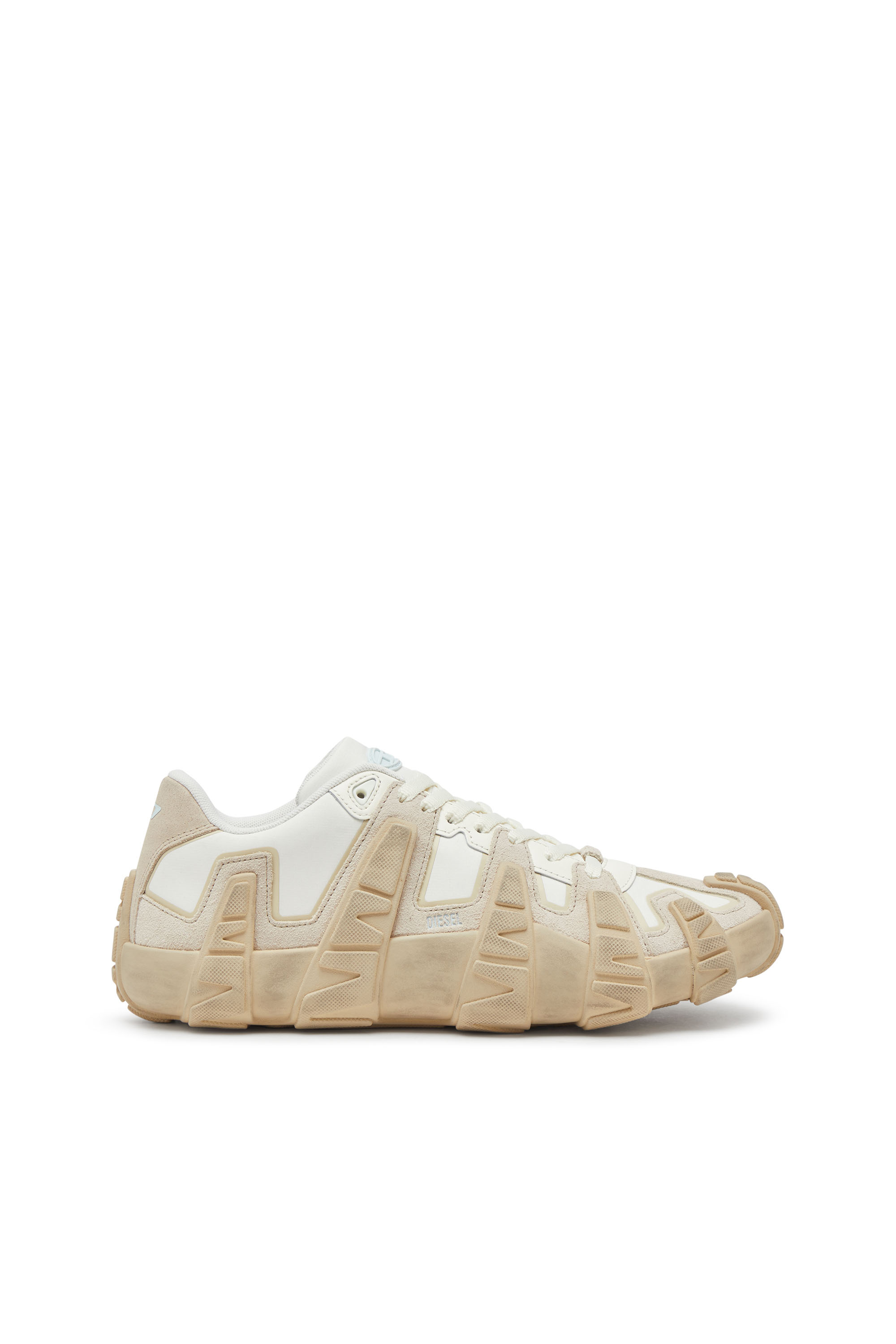 Diesel - S-D-GRIFFE LOW, Male's S-D-Griffe - Nylon sneakers in White/Beige - 1
