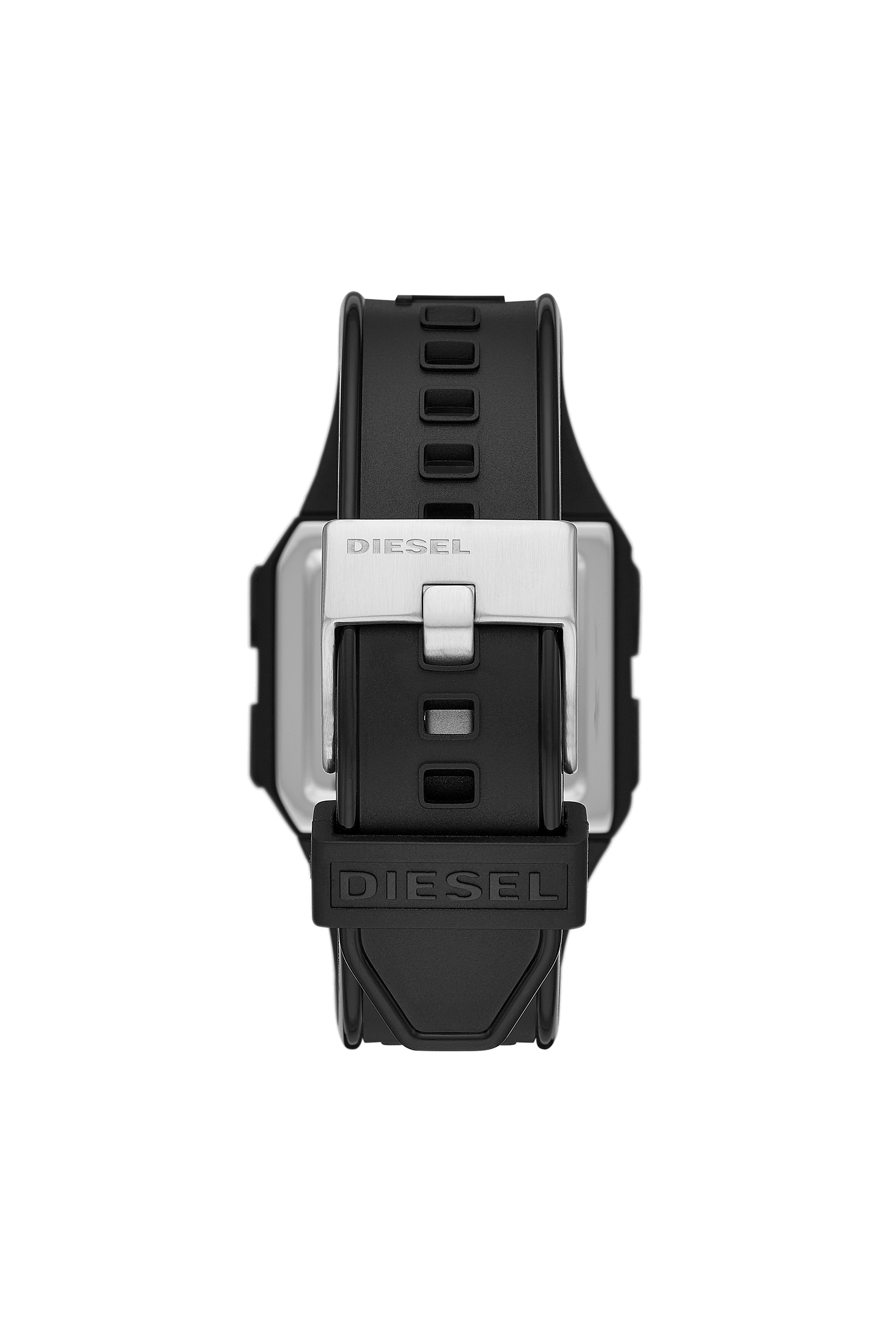 Diesel - DZ1918, Unisex's Chopped Digital Black Transparent Watch in Black - 2