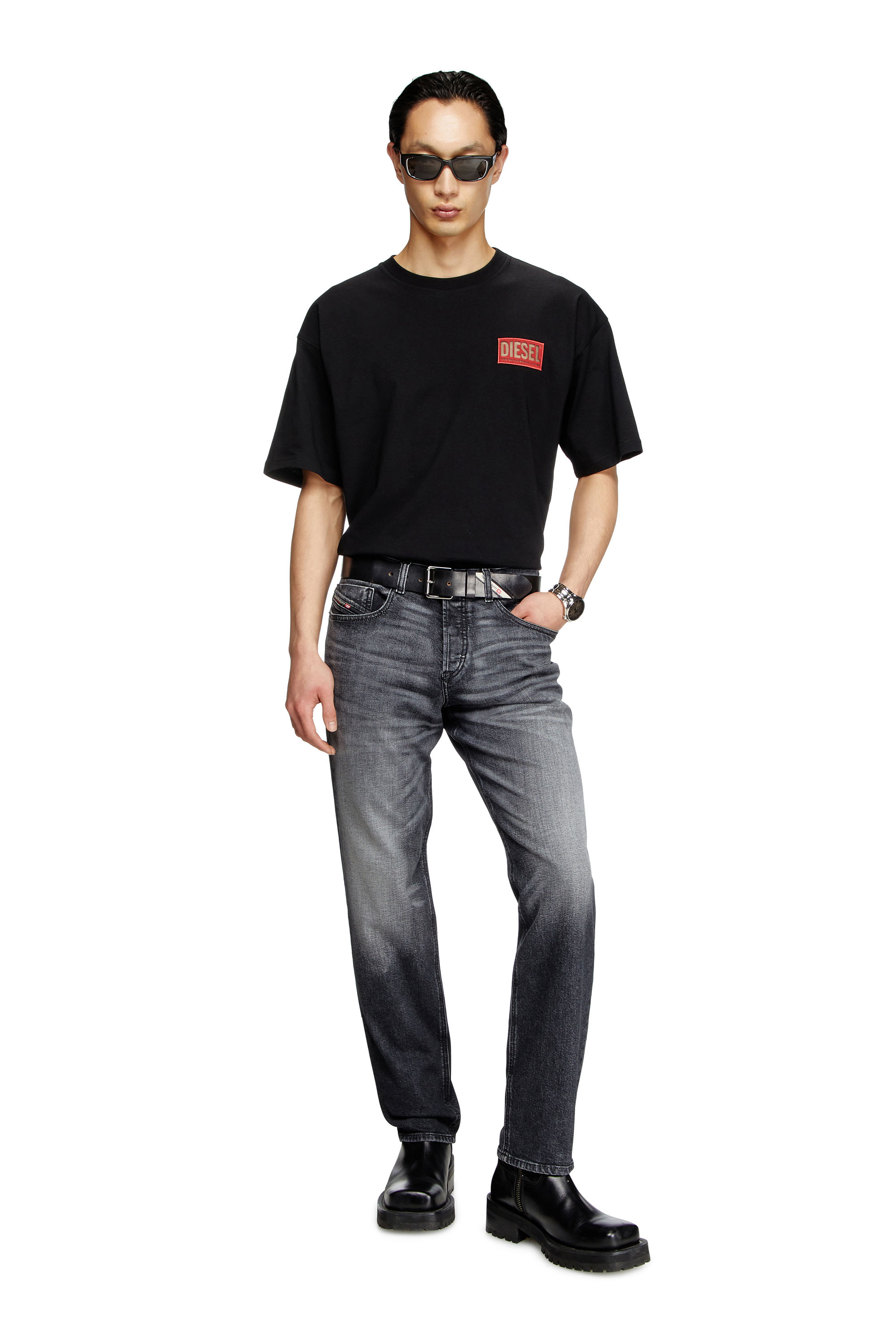 Regular Jeans 2023 D-Finitive 09L52, Negro/Gris oscuro Diesel - Regular Jeans 2023 D-Finitive 09L52 Hombre, Negro/Gris oscuro - 1