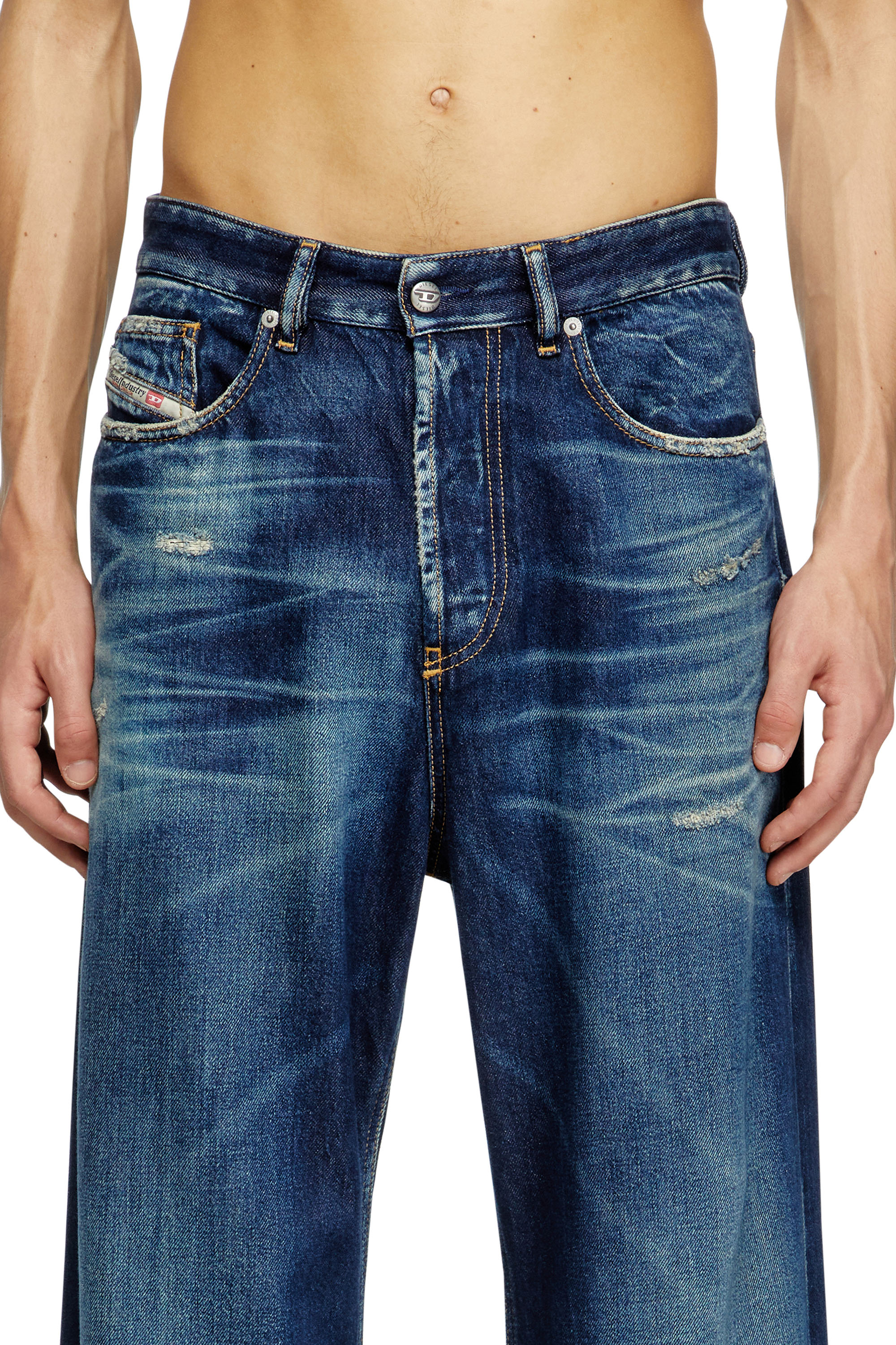 Men's Relaxed Jeans | Dark Blue | Diesel D-Rise
