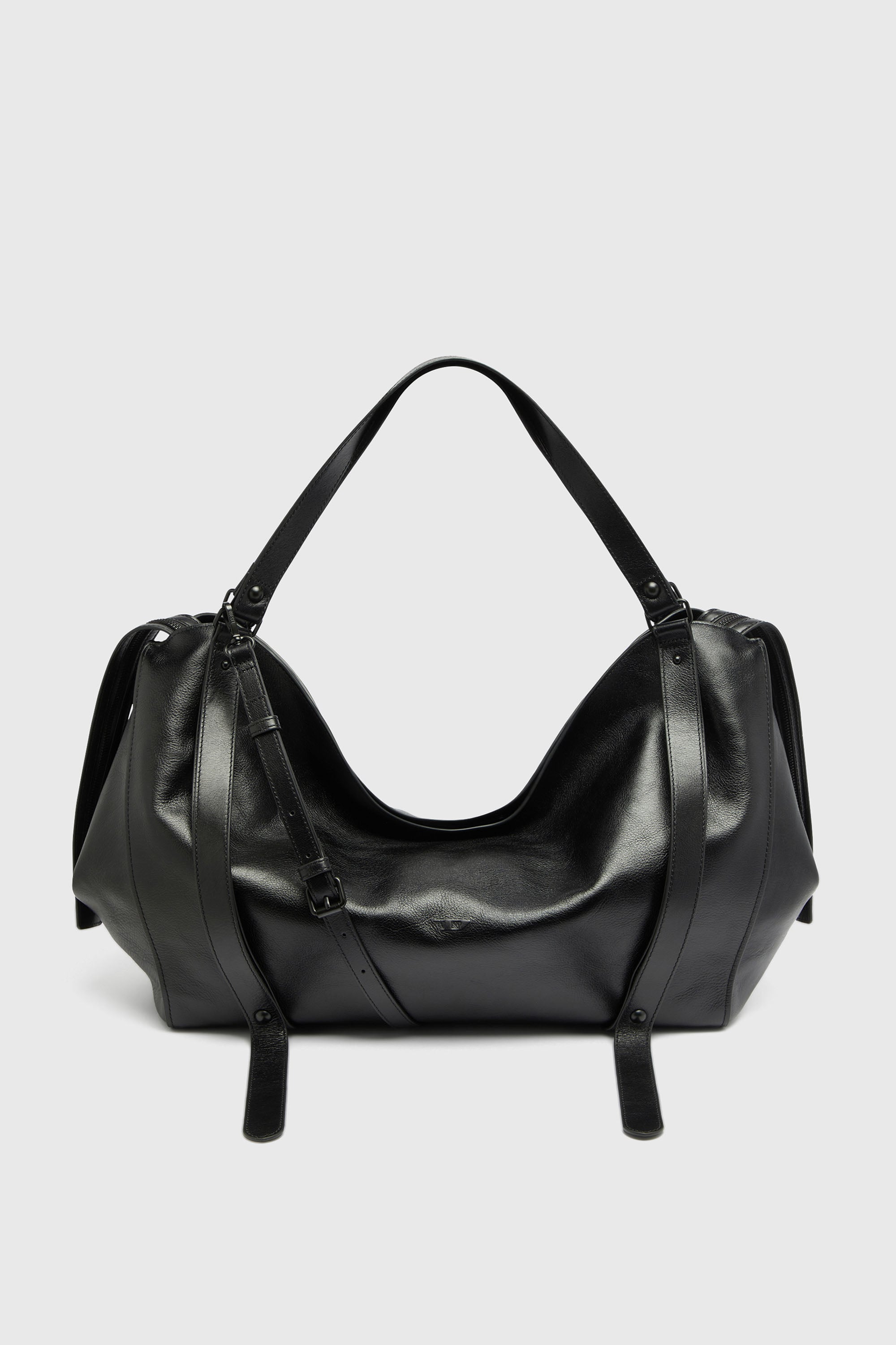 Diesel - D-ONE DUFFLE 48H, D-One-Bolso duffle de piel Unisex in Negro - 1