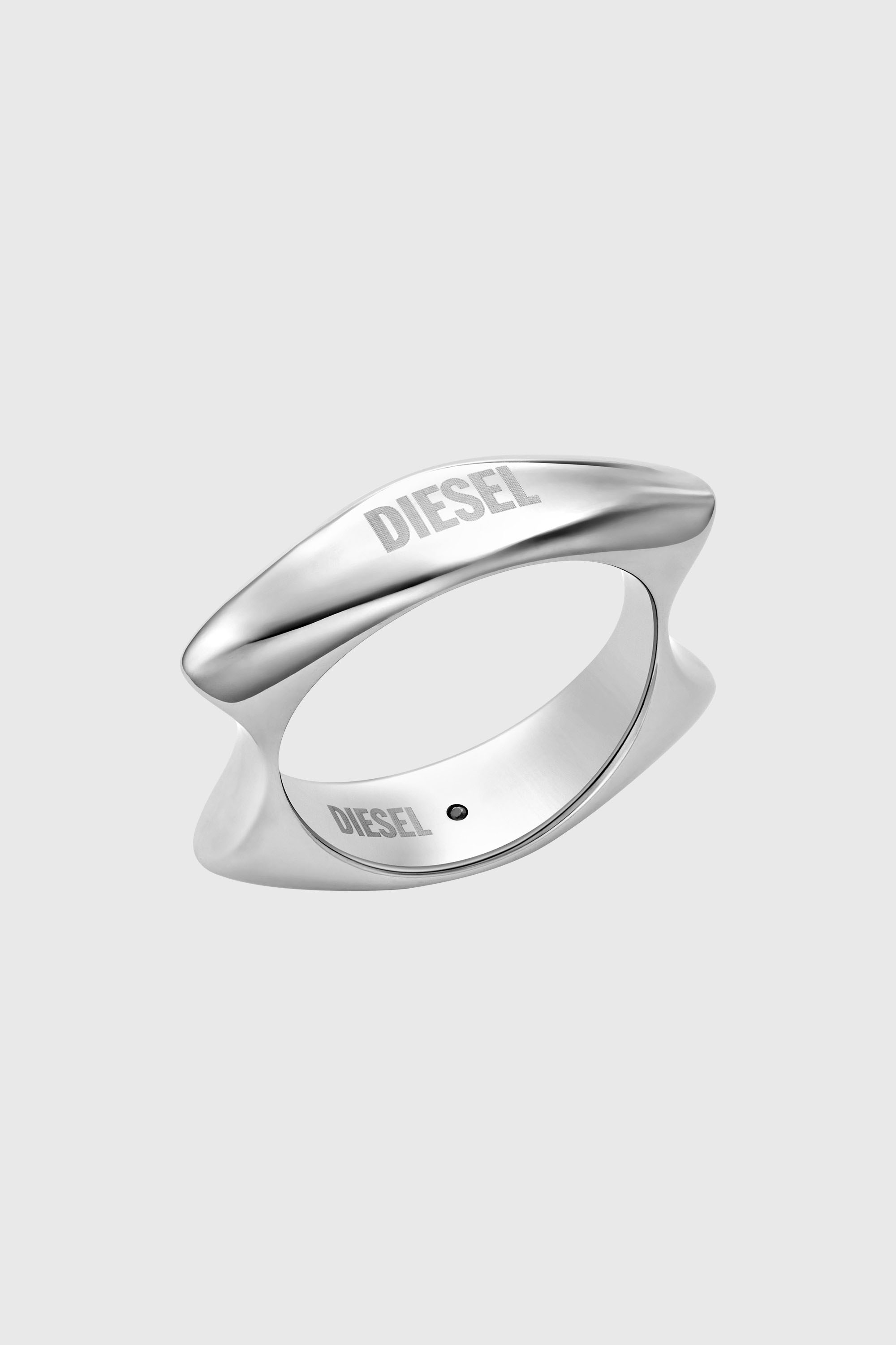 Diesel - DX1584040 JEWEL, Anillo de acero inoxidable Unisex in Plateado - 1