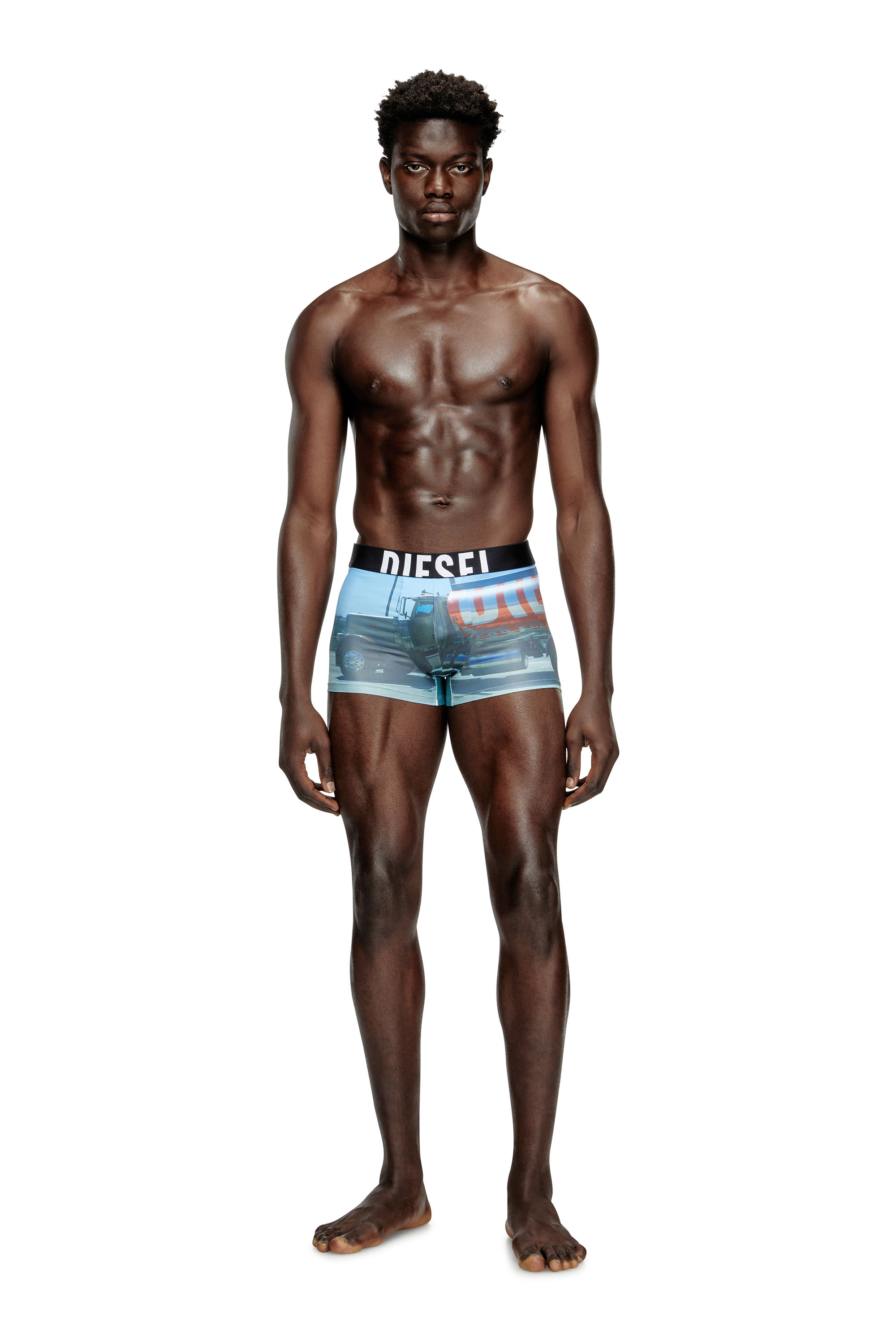 Diesel - DAMIEN-D-POP-40, Boxer à imprimé Pop Homme in Bleu - 2