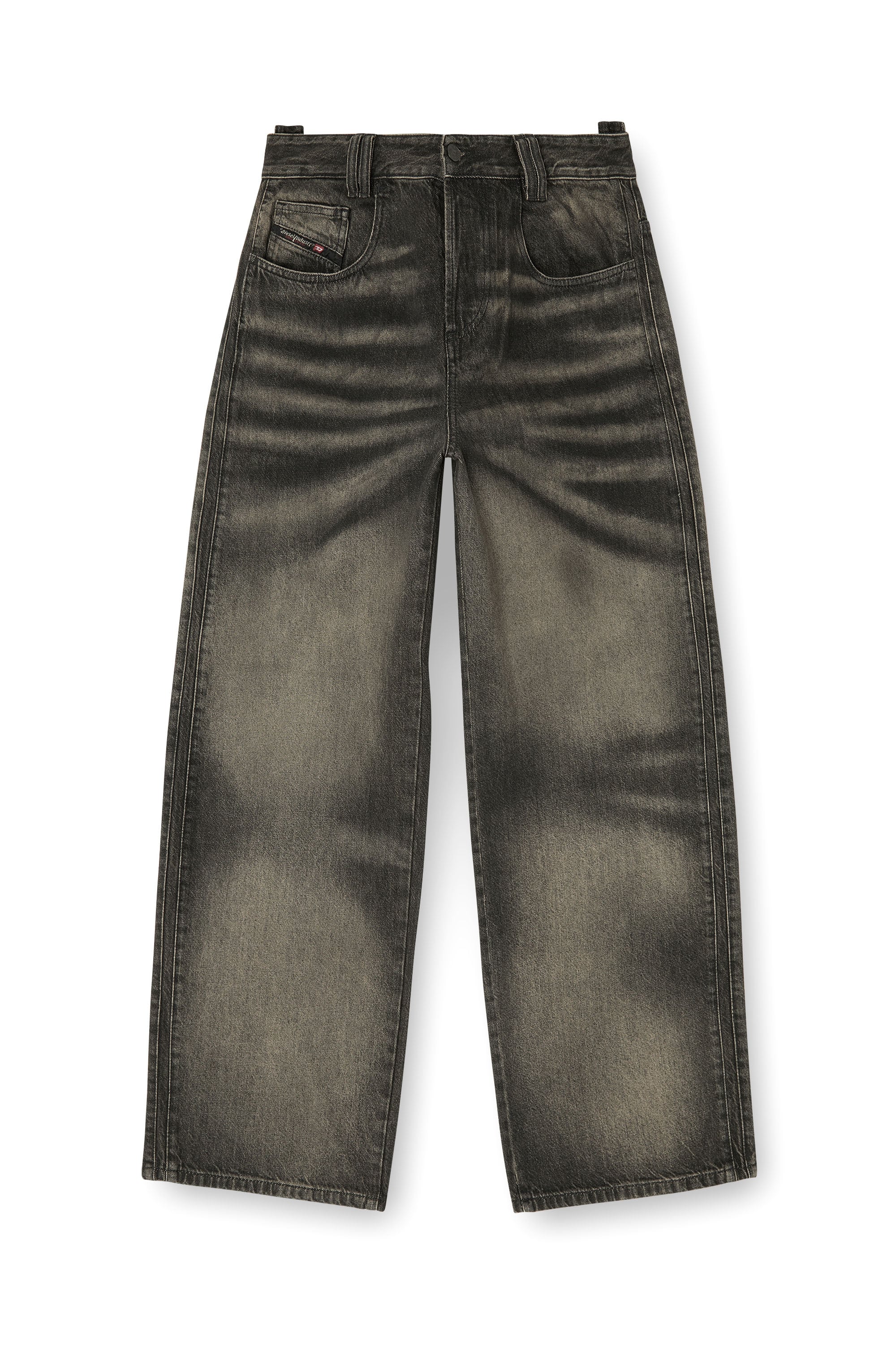 Diesel - Unisex's Relaxed Jeans 1982 D-Hakou 09R33, Black/Dark grey - 1