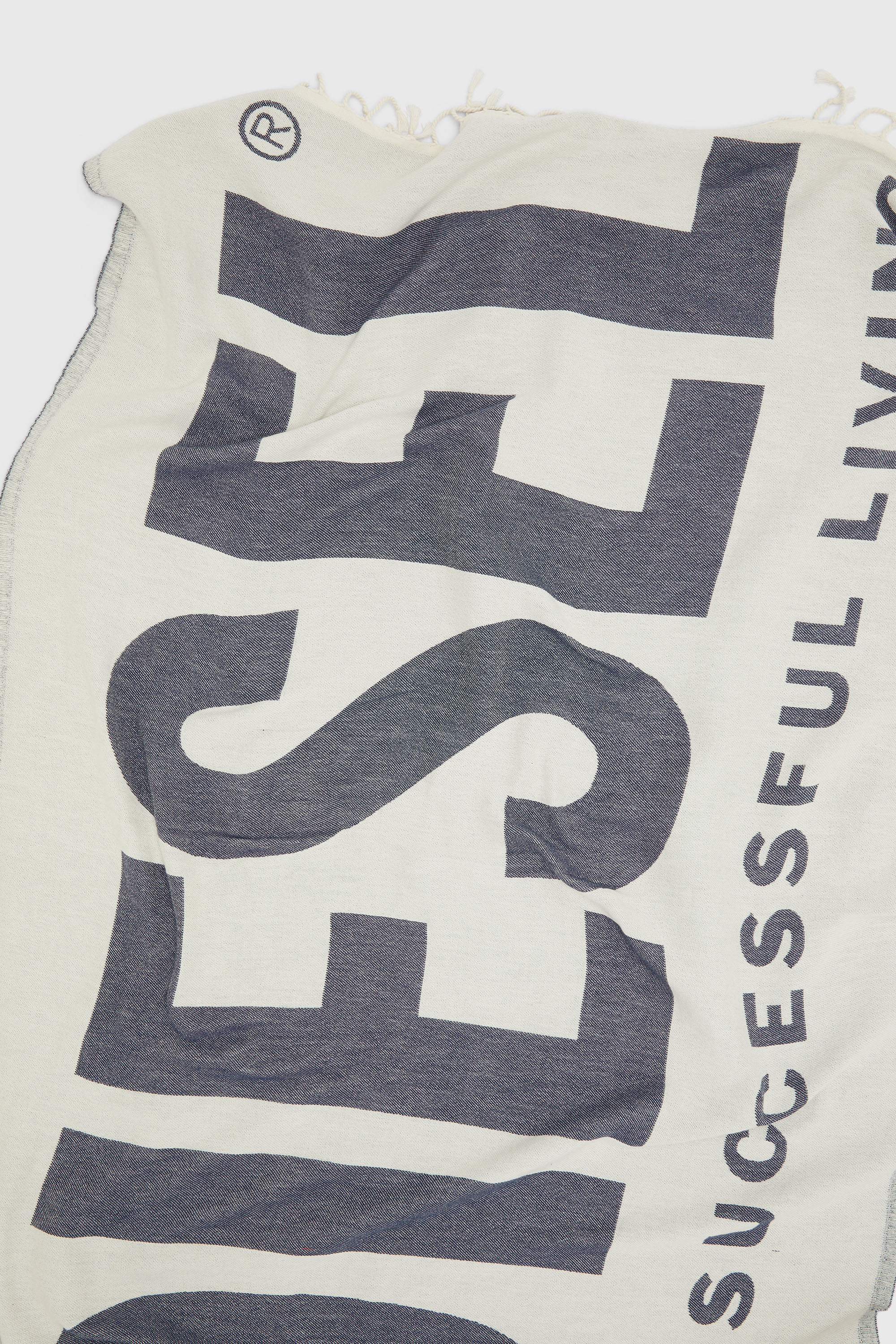 Diesel - BMT-WAVE, Toalla de playa con flecos y logo Hombre in ToBeDefined - 3