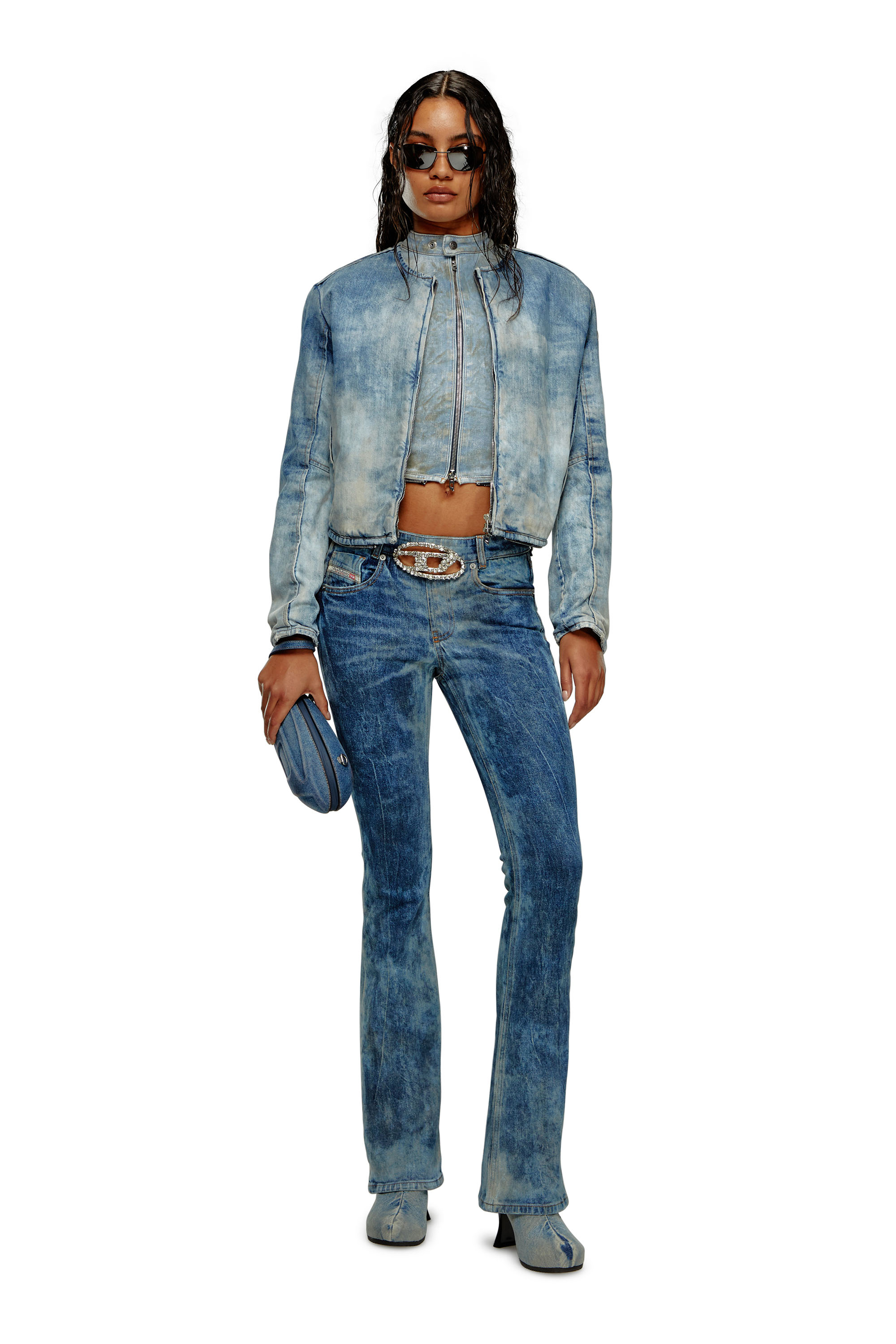 Diesel - Female's Bootcut Jeans 1969 D-Ebbey 0PGAL, Dark Blue - 2
